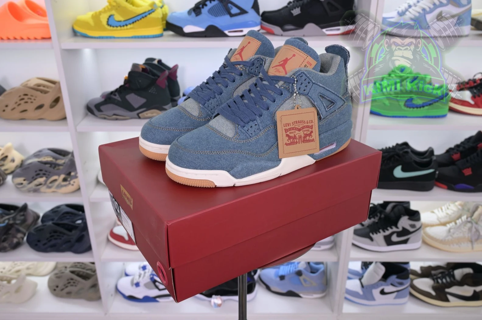 Kimikick Jordan Air Jordan 4 retro levis denim GoodFit 1849