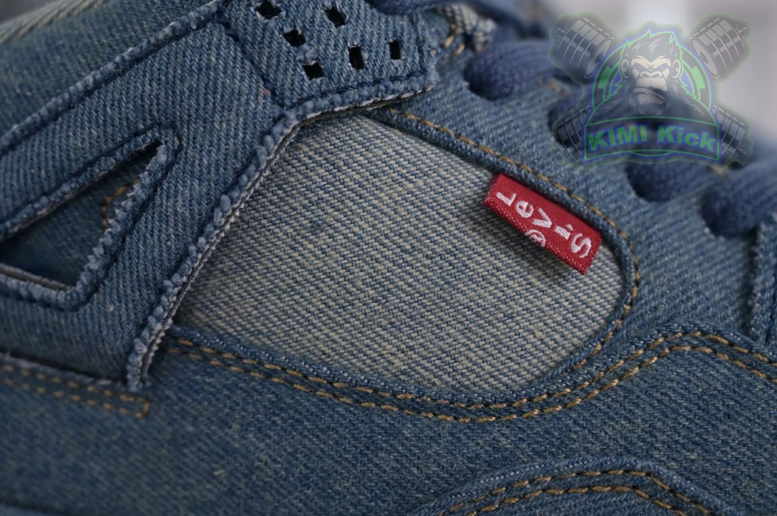 Kimikick Jordan Air Jordan 4 retro levis denim GoodFit 1849