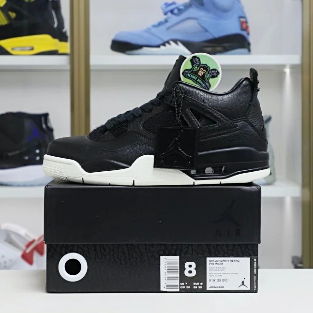 Kimikick Jordan Air Jordan 4 retro ponyhair black GoodFit 1886