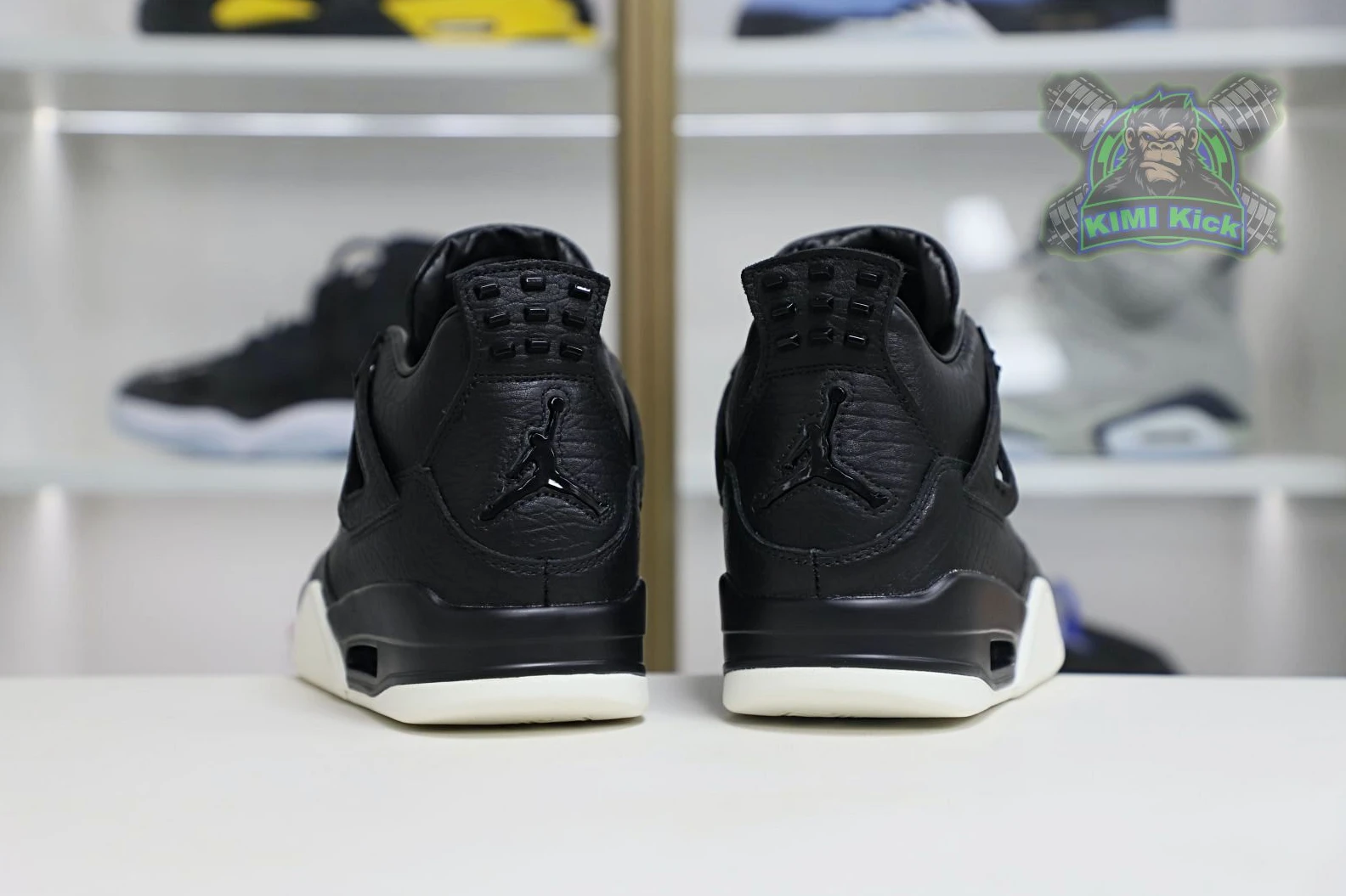 Kimikick Jordan Air Jordan 4 retro ponyhair black GoodFit 1886