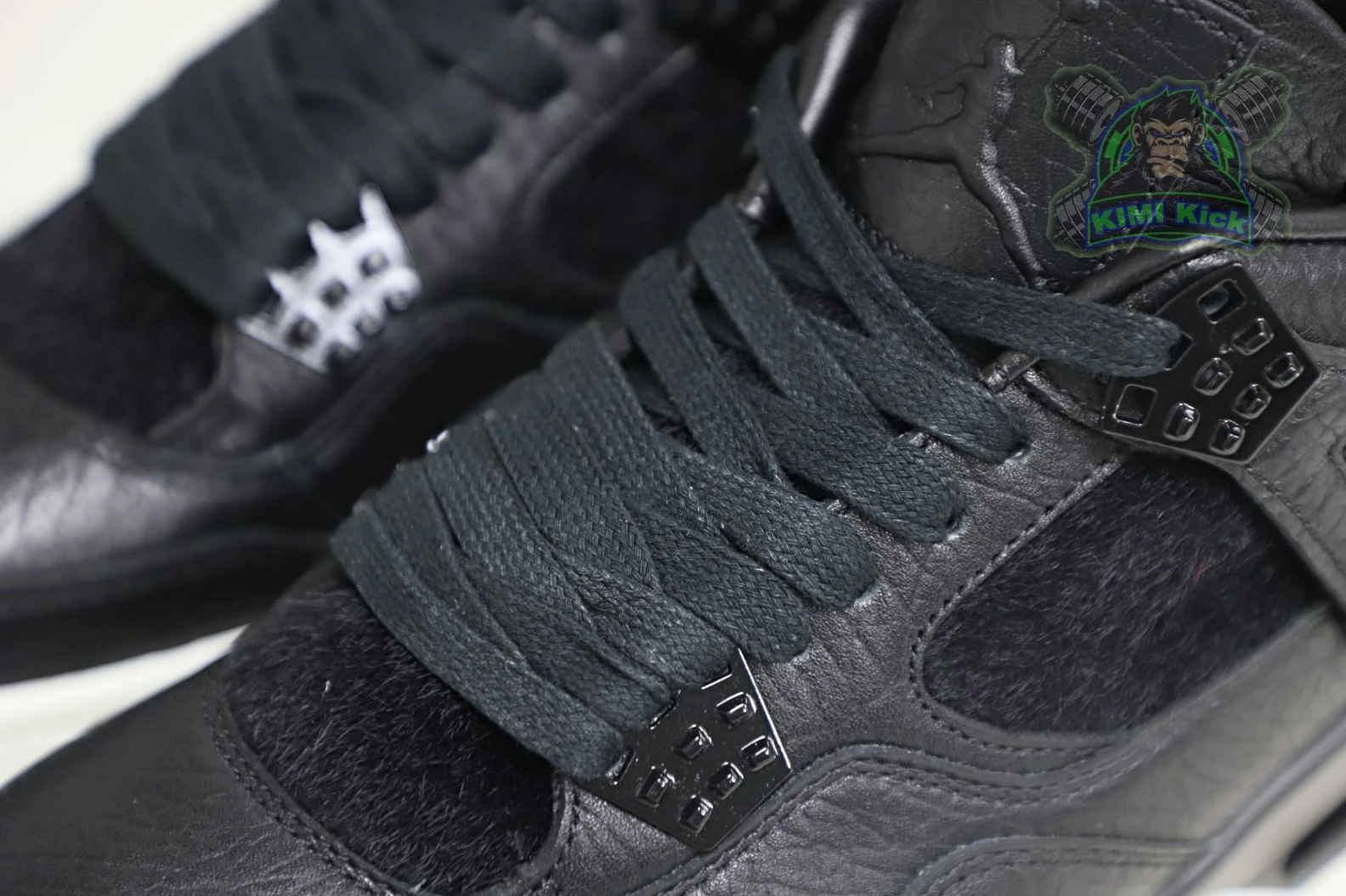 Kimikick Jordan Air Jordan 4 retro ponyhair black GoodFit 1886