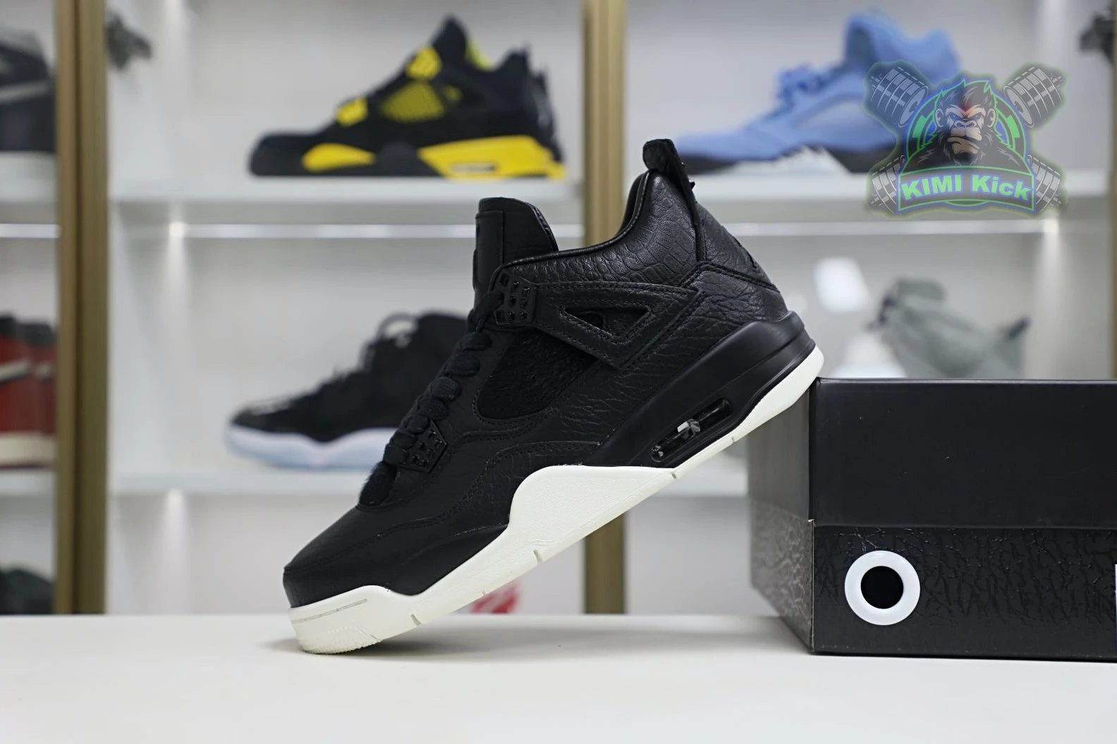 Kimikick Jordan Air Jordan 4 retro ponyhair black GoodFit 1886