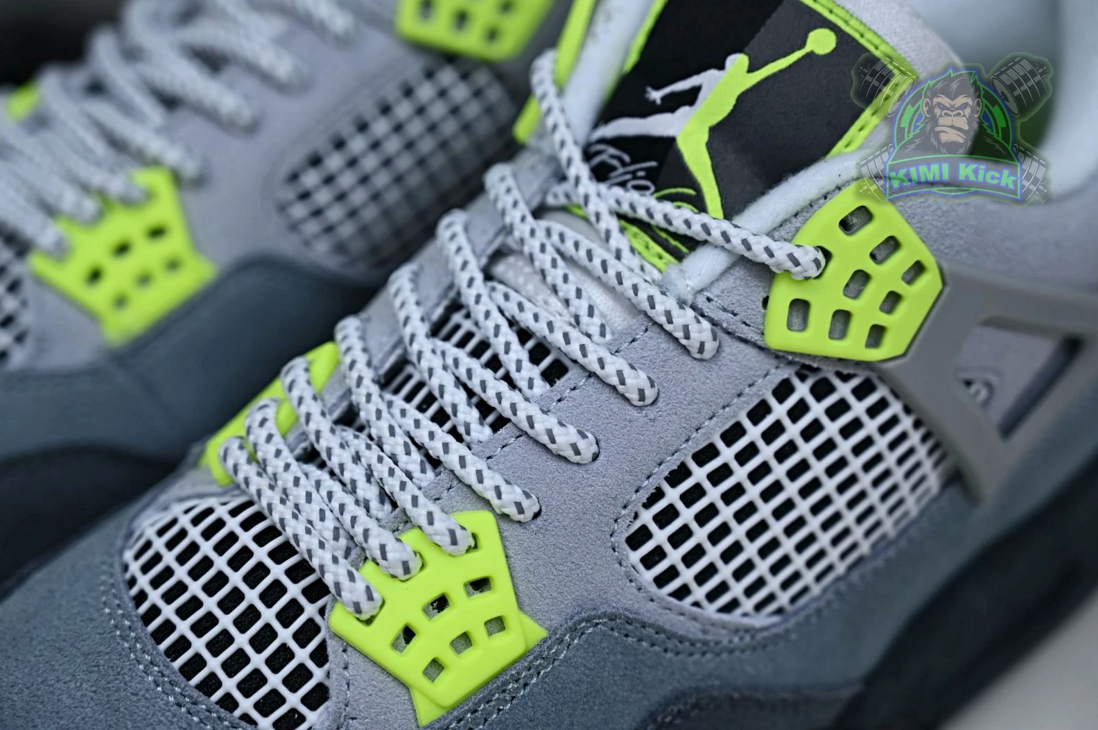 Kimikick Jordan Air Jordan 4 retro se'95neon DailyWear 1884