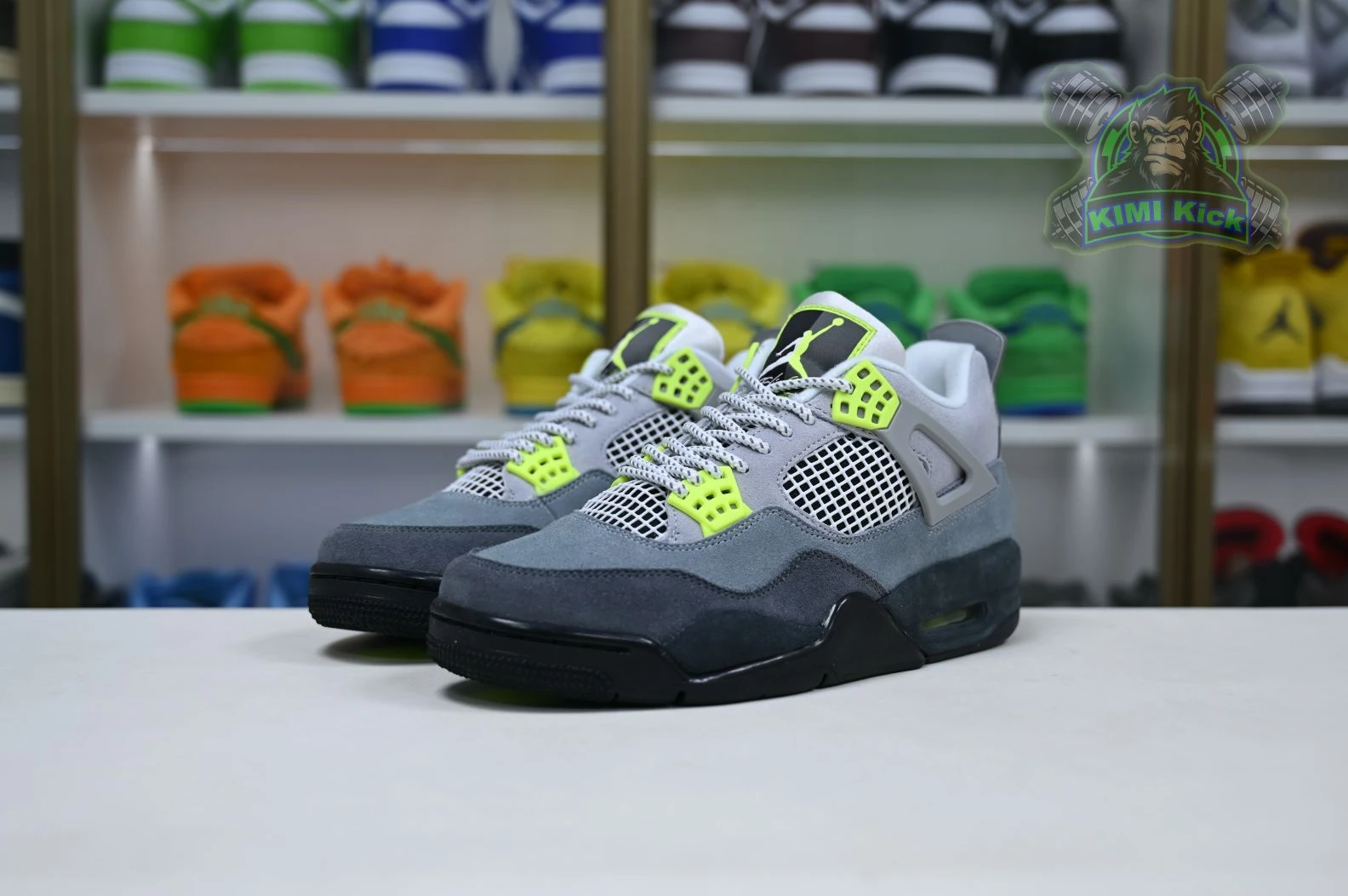 Kimikick Jordan Air Jordan 4 retro se'95neon DailyWear 1884