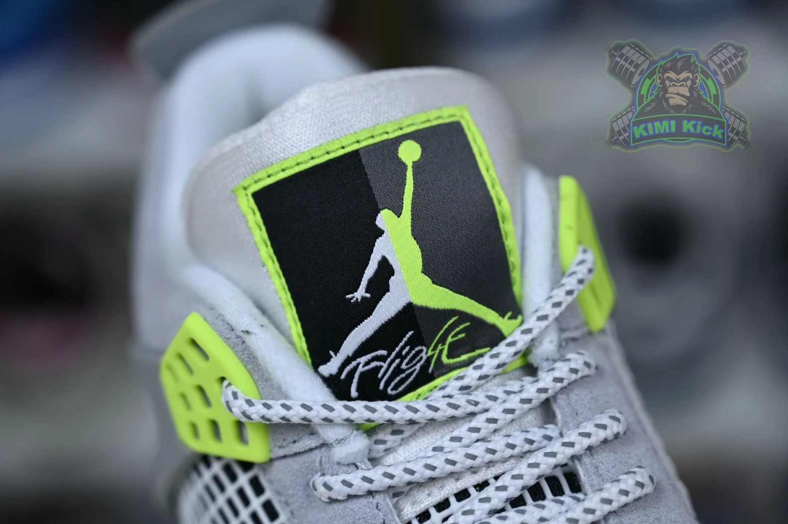 Kimikick Jordan Air Jordan 4 retro se'95neon DailyWear 1884