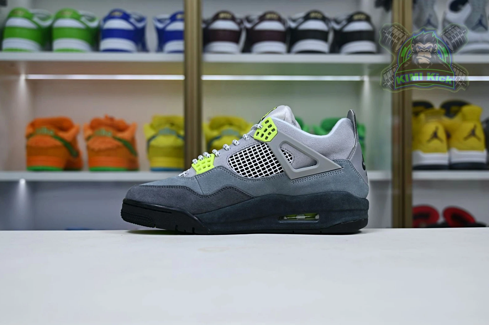 Kimikick Jordan Air Jordan 4 retro se'95neon DailyWear 1884