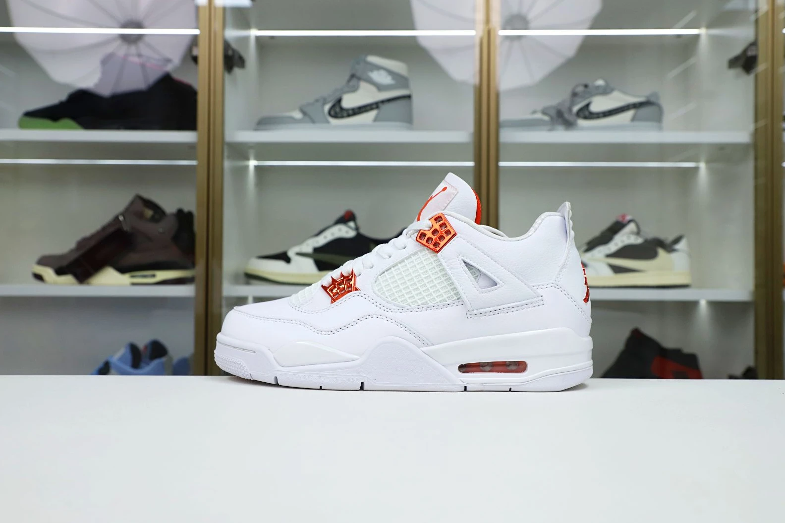 Kimikick Jordan Air Jordan 4 retro“orange metallic DailyWear 1908