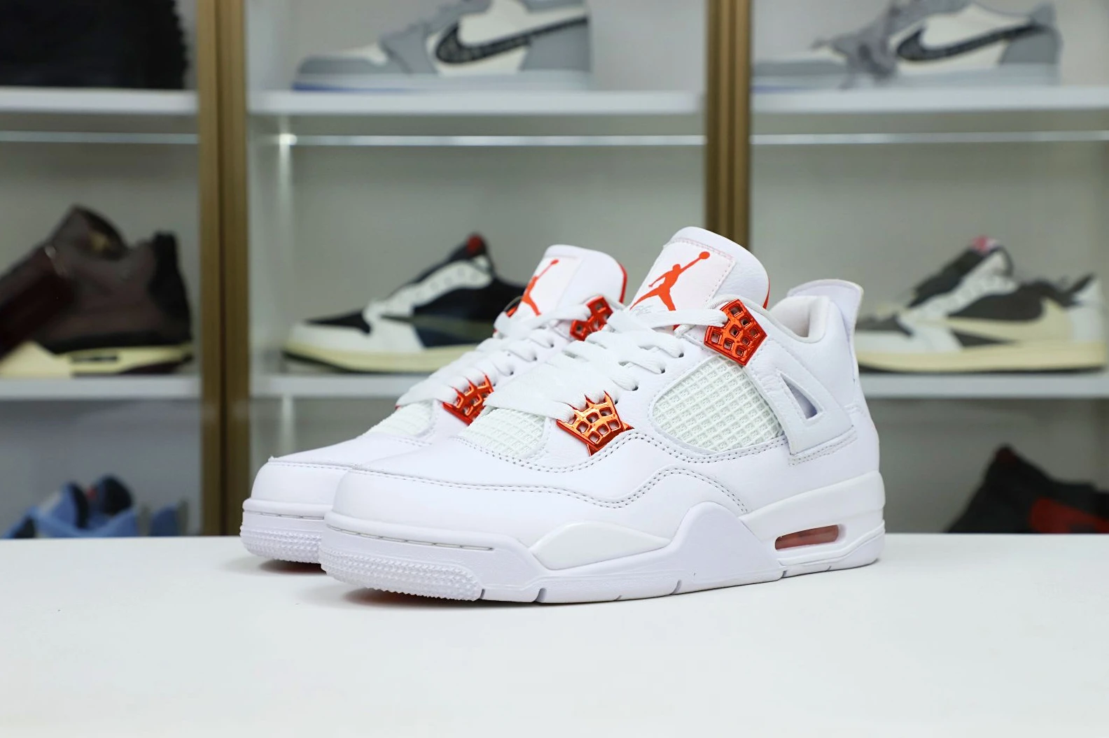 Kimikick Jordan Air Jordan 4 retro“orange metallic DailyWear 1908