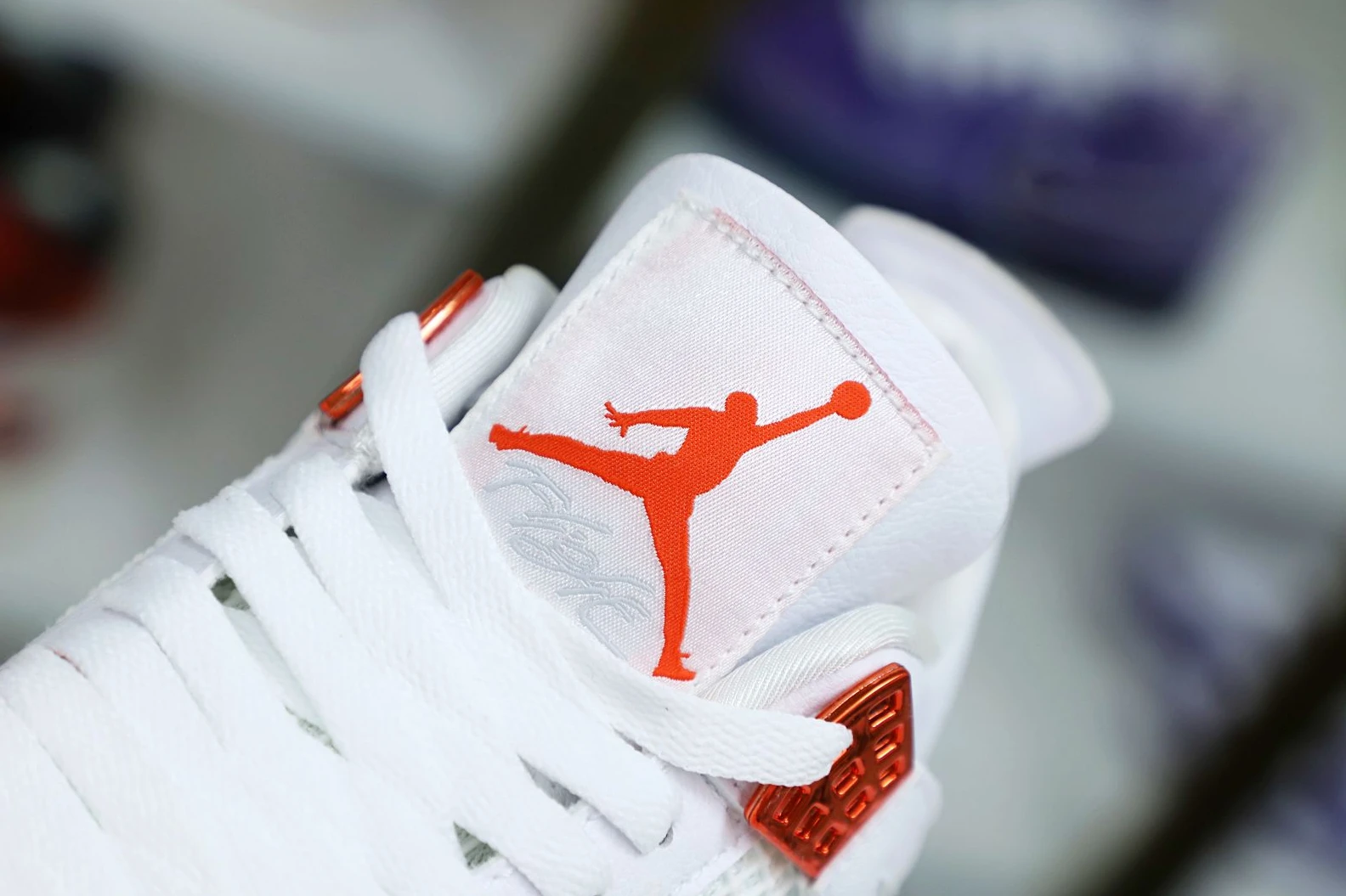 Kimikick Jordan Air Jordan 4 retro“orange metallic DailyWear 1908