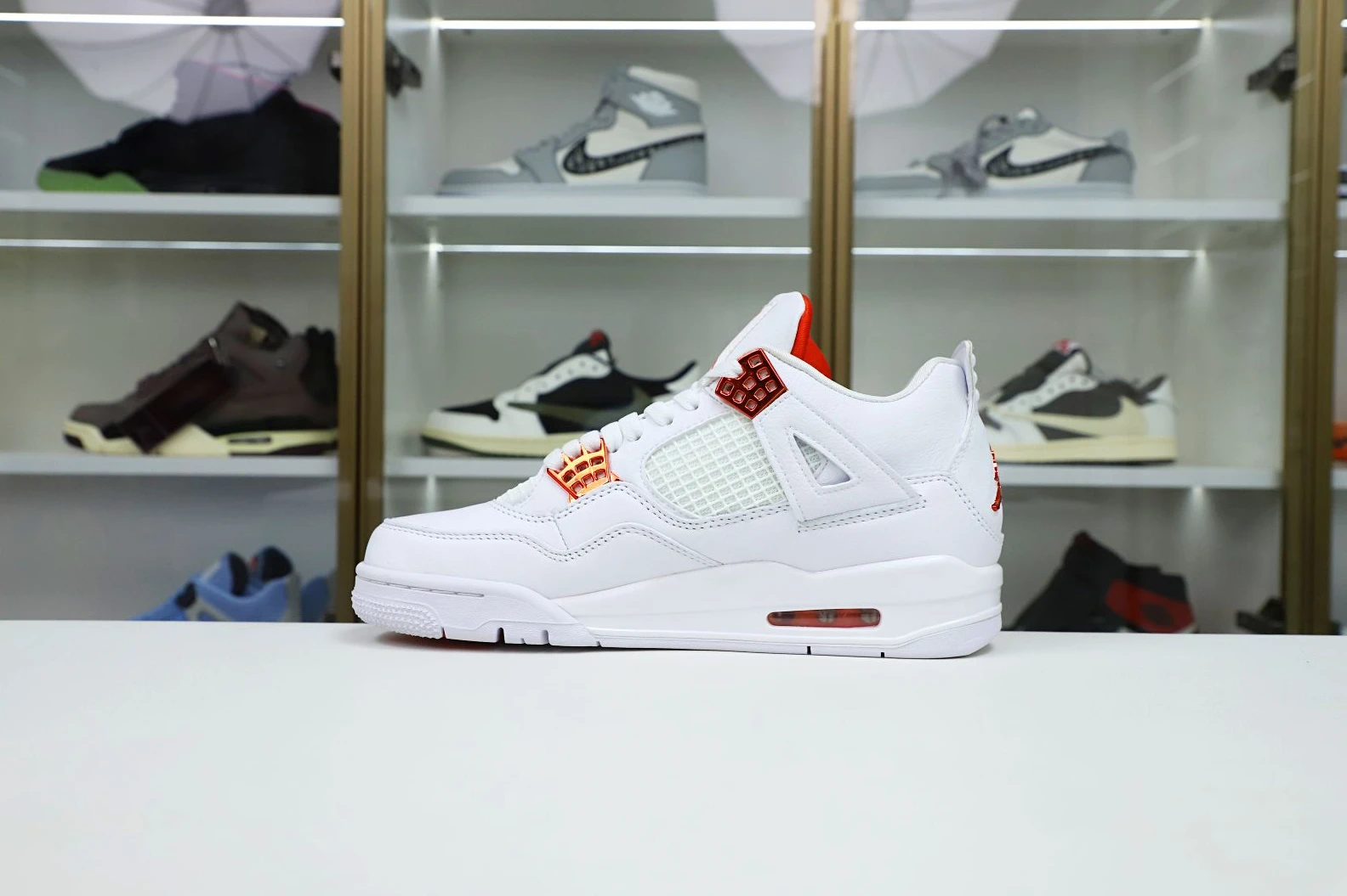 Kimikick Jordan Air Jordan 4 retro“orange metallic DailyWear 1908