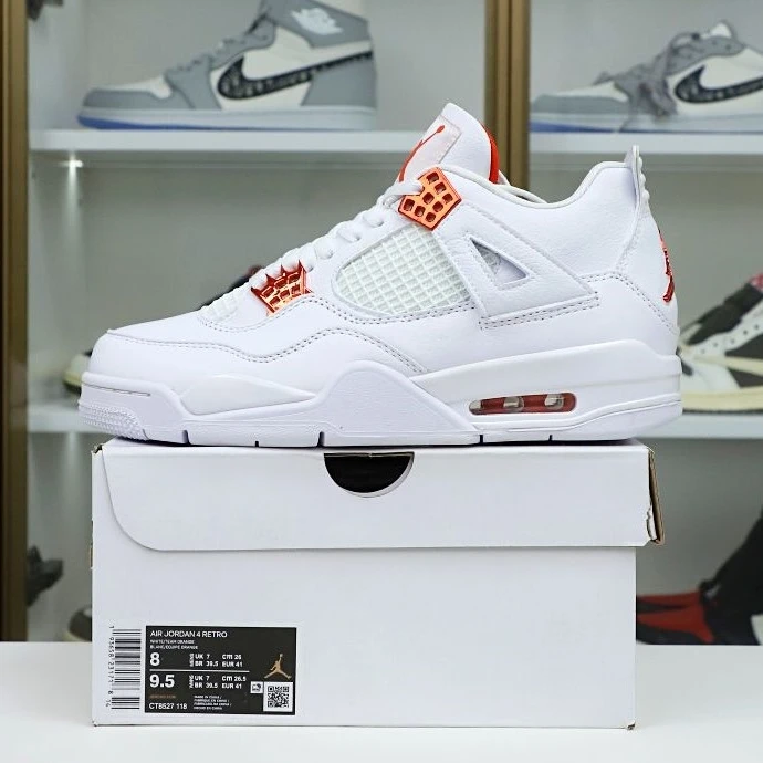 Kimikick Jordan Air Jordan 4 retro“orange metallic DailyWear 1908