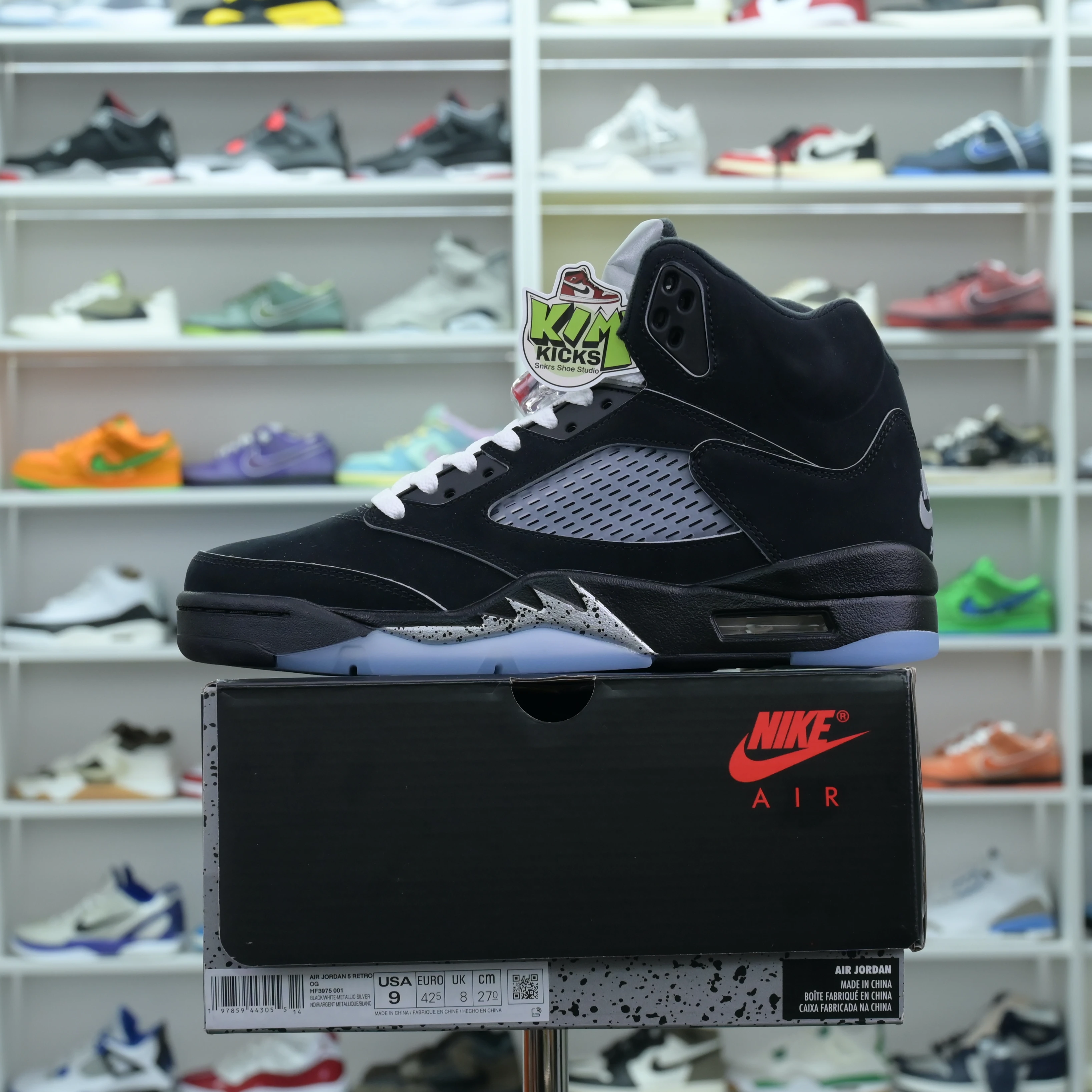 Kimikick Jordan Air Jordan 5“BLACK METALLIC REIMAGINED” AllSeason 1856
