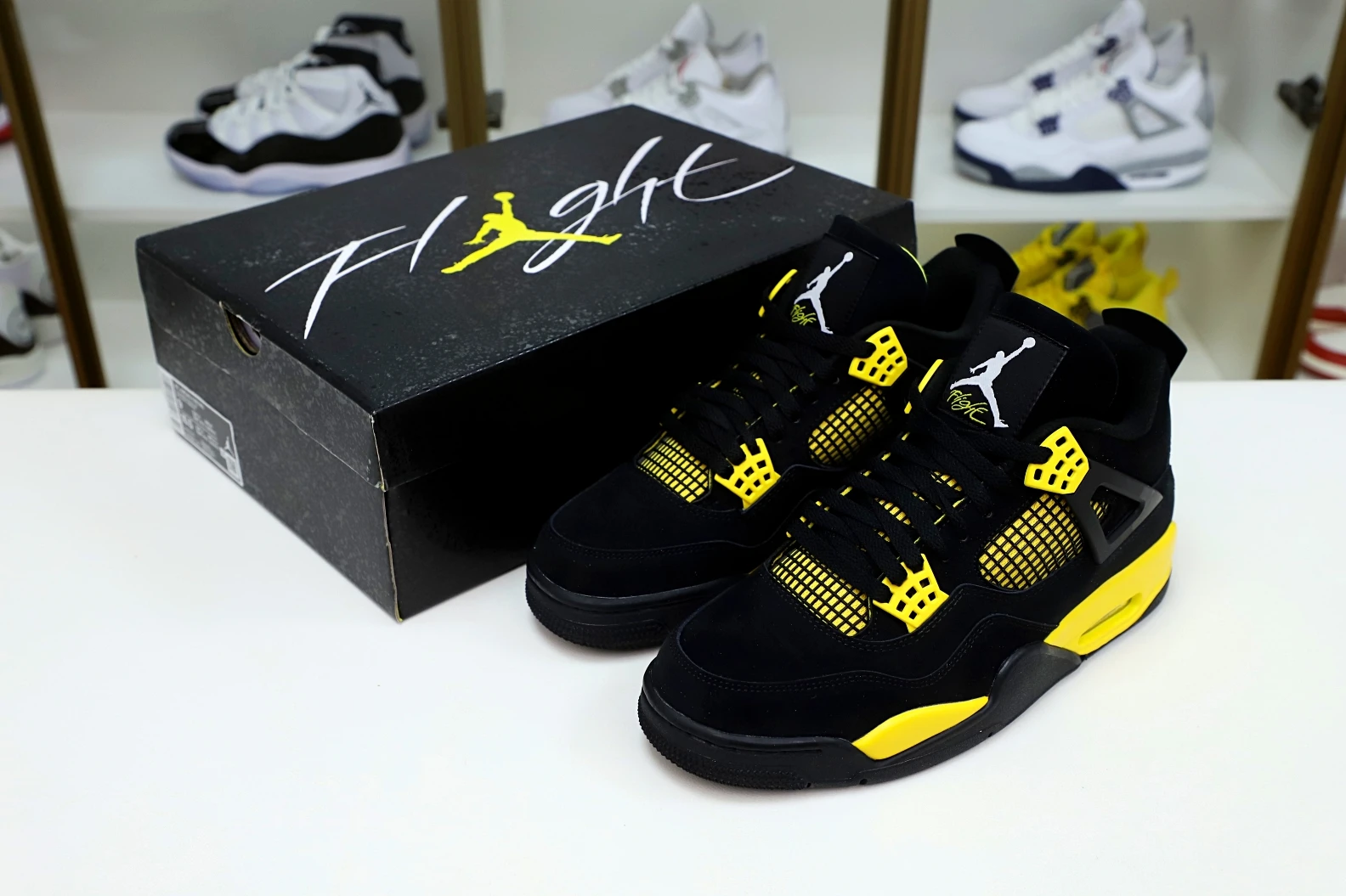 Kimikick Jordan Air Jordan4 thunder Fashionable 1980