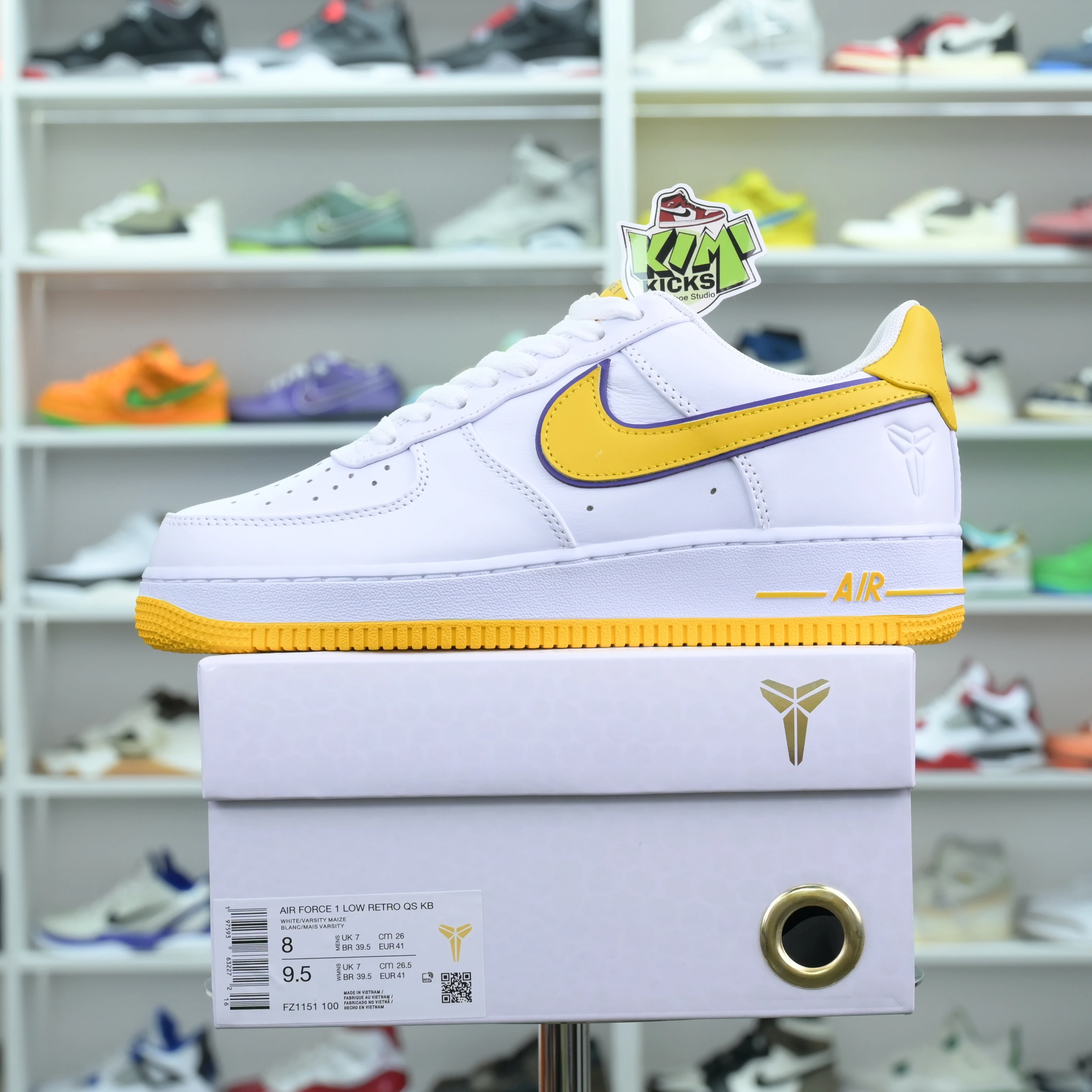 Kimikick Kobe Bryant x Nike Air Force WellDesigned 3385
