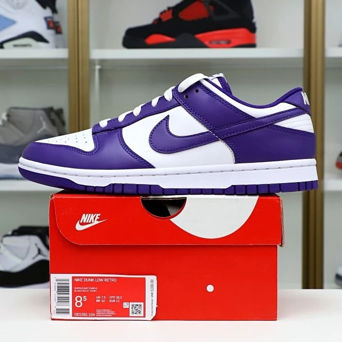 Kimikick NIKE DUNK LOW RETRO COURT PURPLE DailyWear 3534