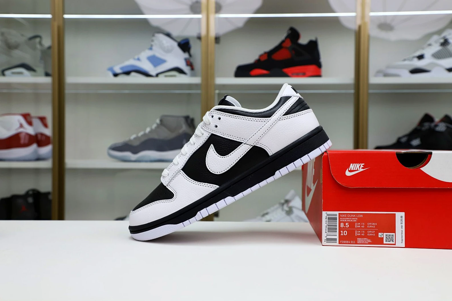 Kimikick NIKE DUNK LOW RETRO REVERSE PANDA - FD9064- AllSeason 3511