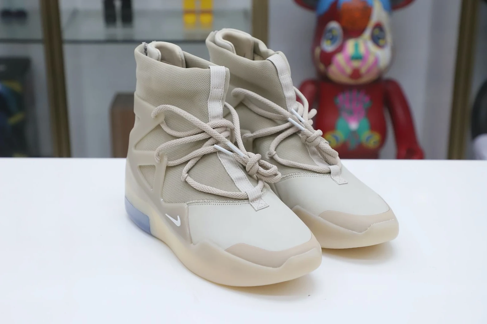 Kimikick Nike Air Fear of God 1  oatmeal fog SportInspired 3434