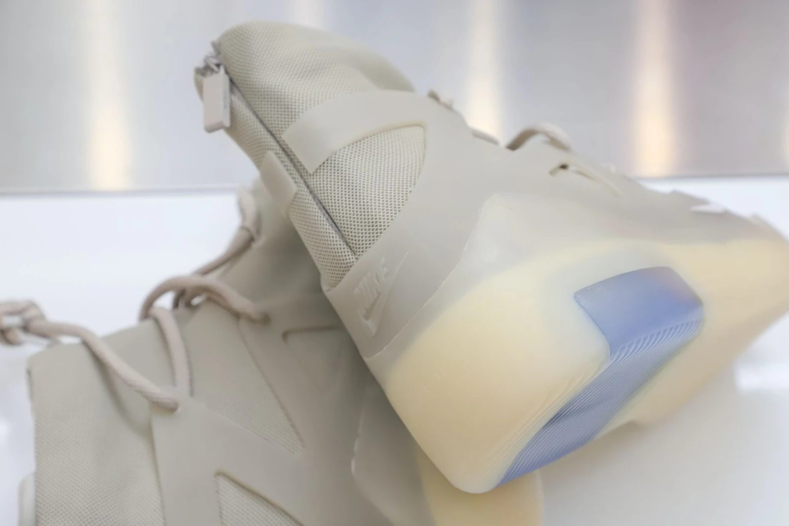 Kimikick Nike Air Fear of God 1  oatmeal fog SportInspired 3434