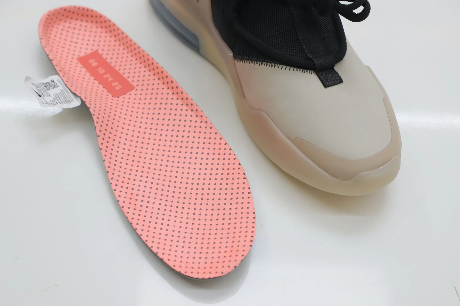 Kimikick Nike Air Fear of God 1 string fog Affordable 3441