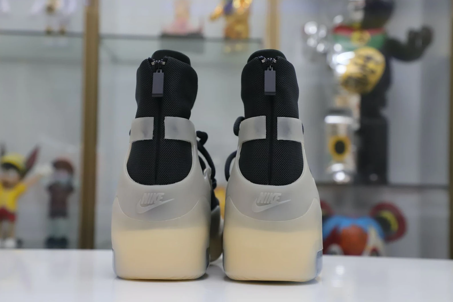 Kimikick Nike Air Fear of God 1 string fog Affordable 3441