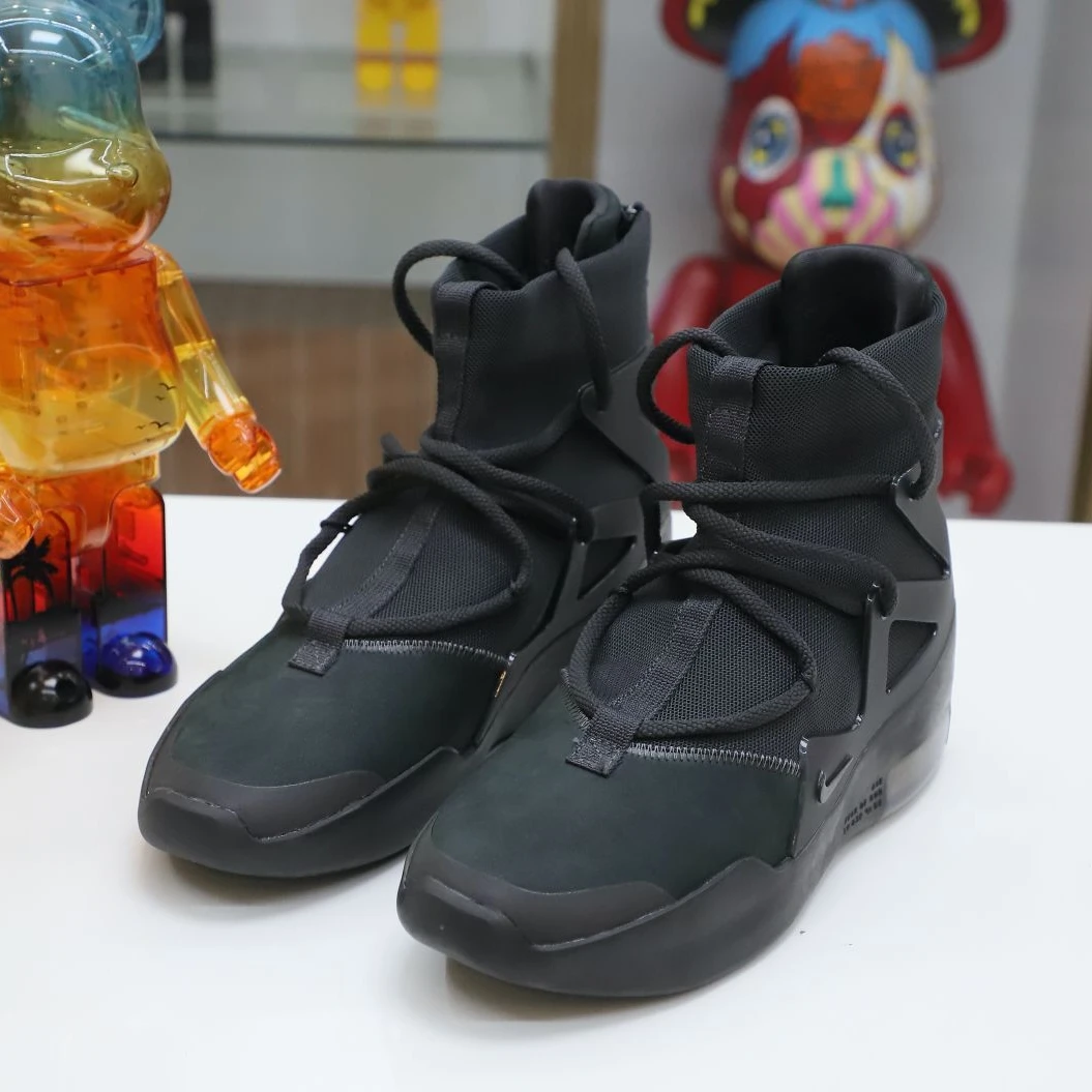 Kimikick Nike Air Fear of God 1 triple black SmartChoice 3432