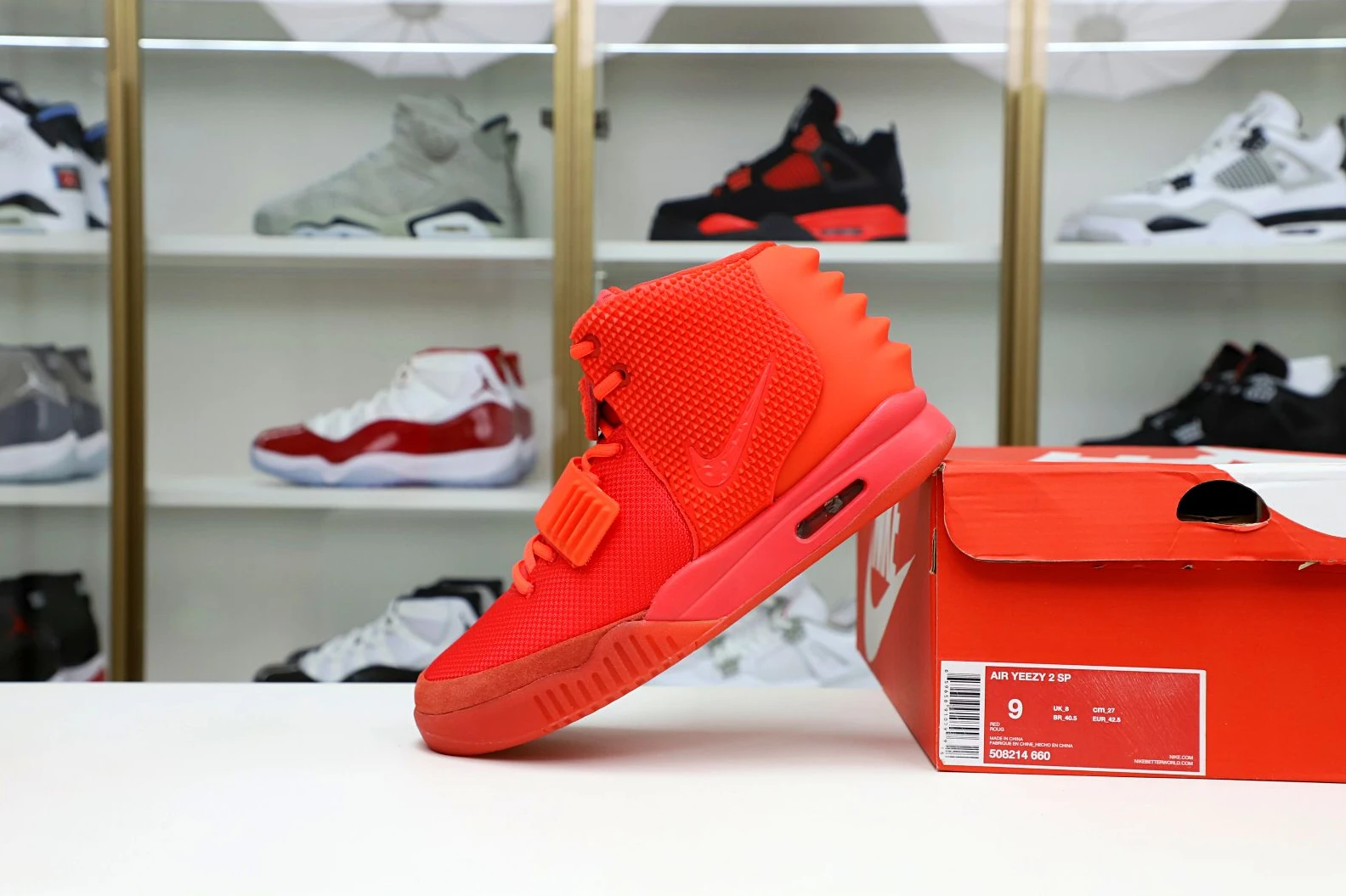 Kimikick Nike Air Yeezy 2 red october NewStyle 34