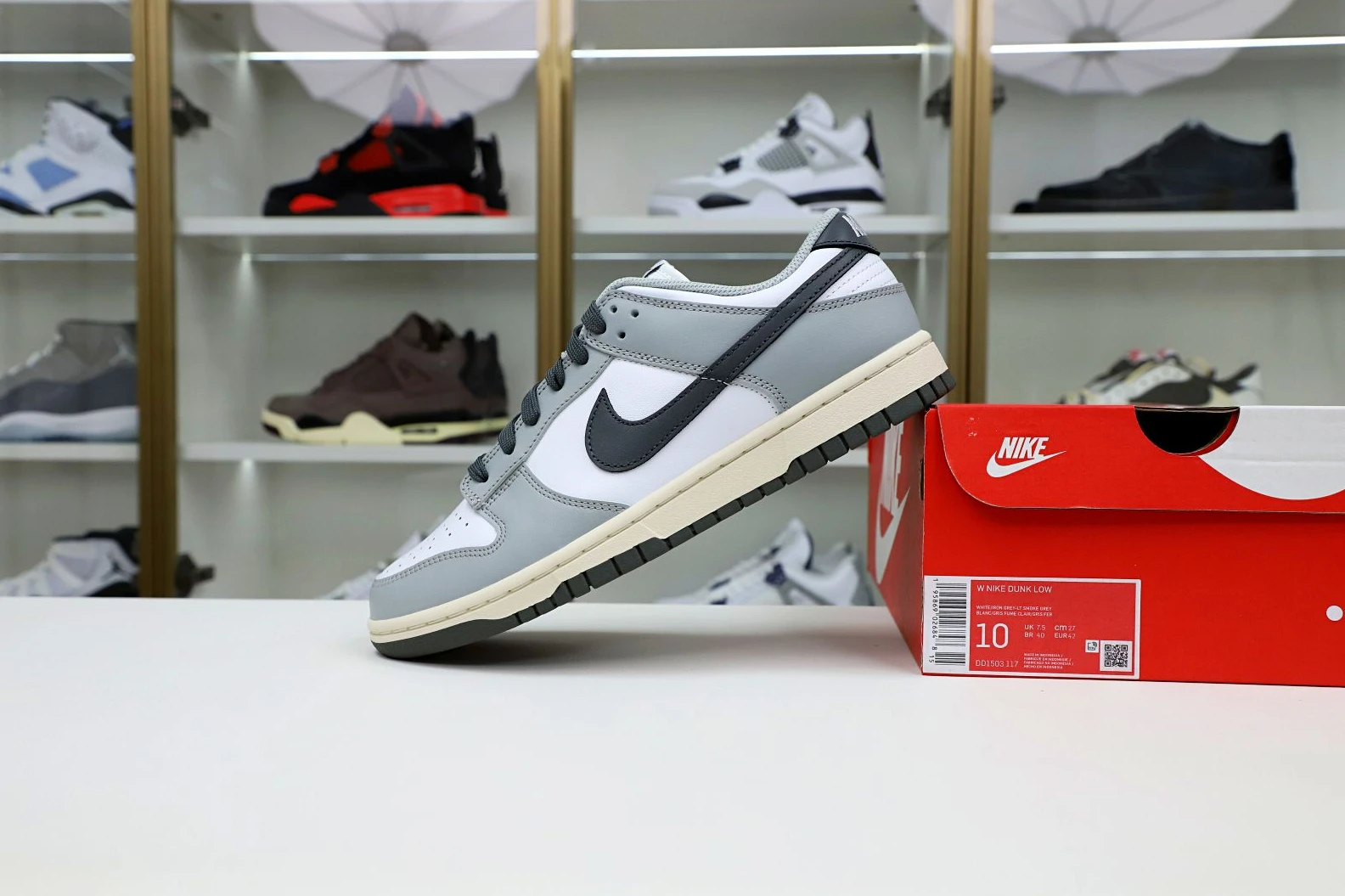 Kimikick Nike Dunk Low  Light Smoke Grey GoodFit 2967
