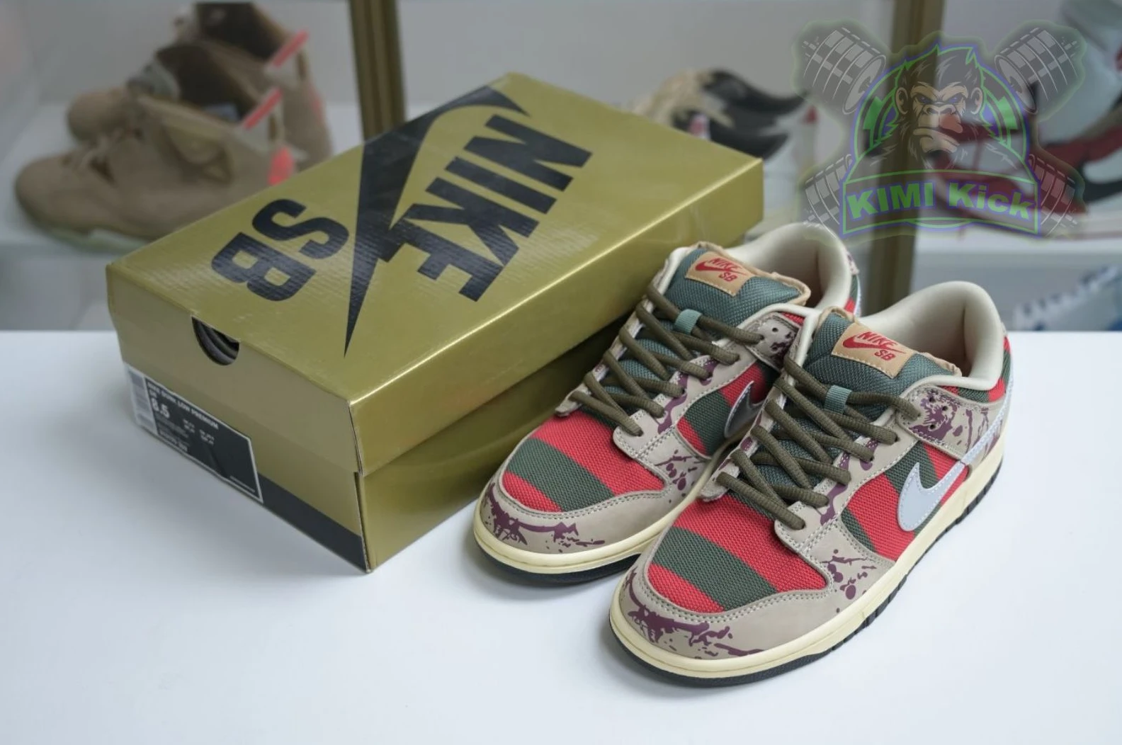 Kimikick Nike Dunk SB Low Freddy Krueger GoodFit 3420