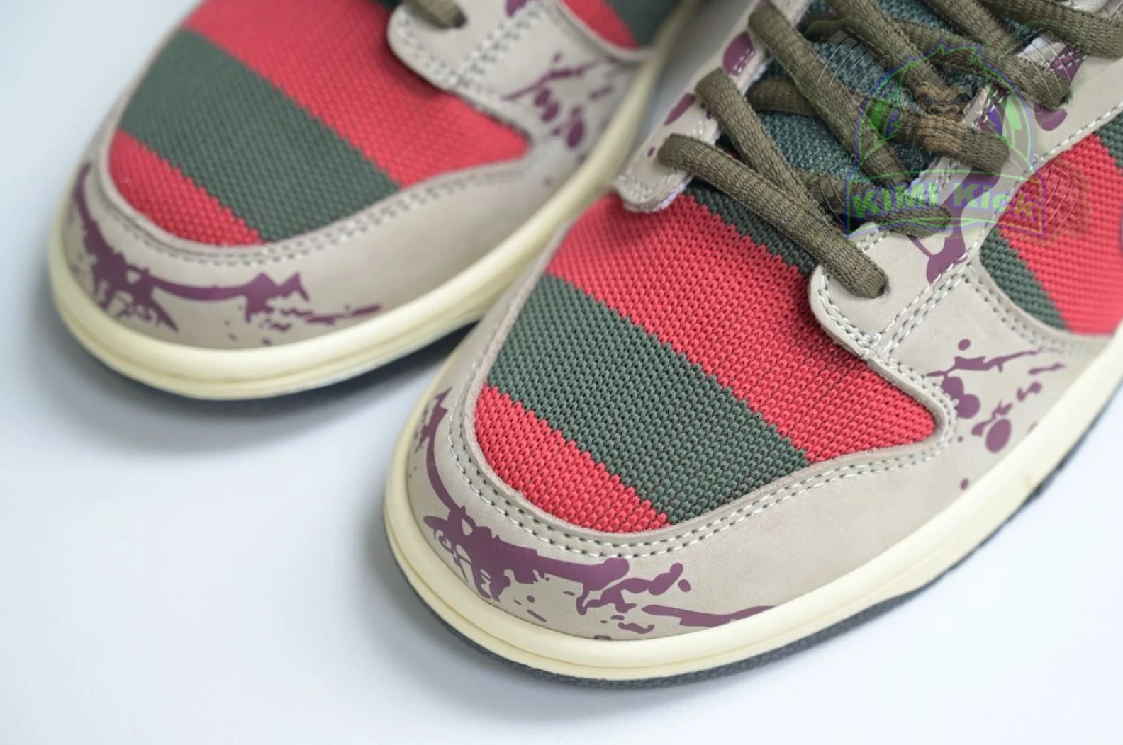 Kimikick Nike Dunk SB Low Freddy Krueger GoodFit 3420