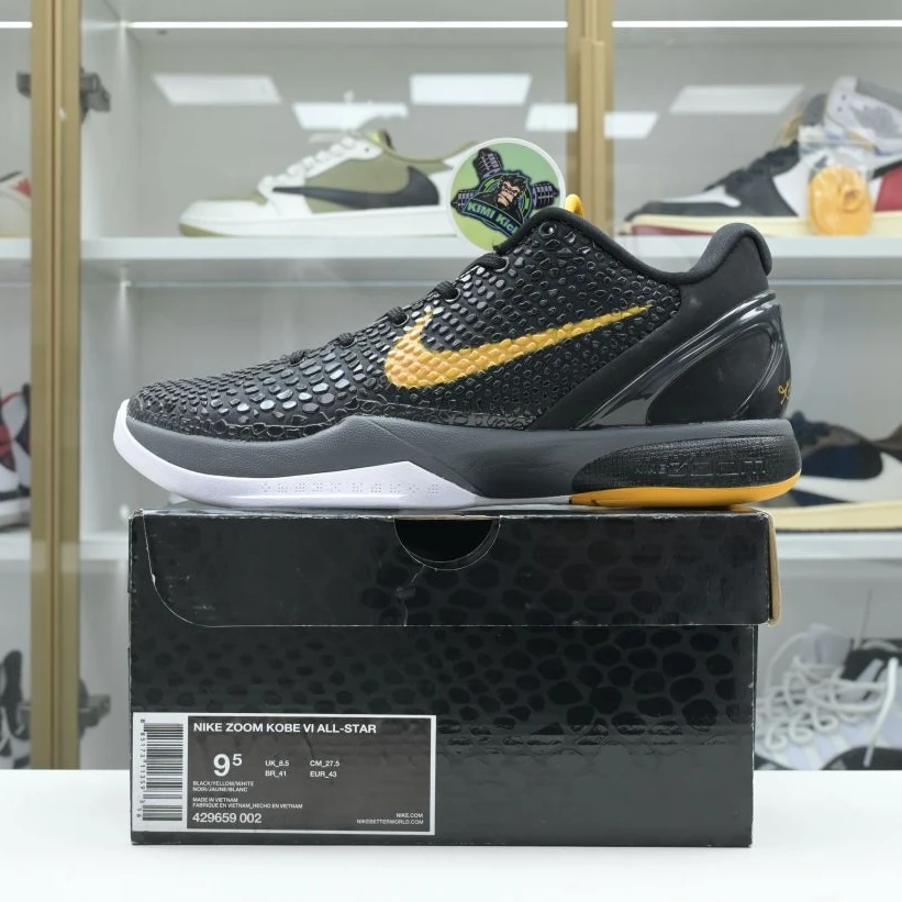 Kimikick Nike Zoom Kobe 6 Black Del Sol SmartChoice 3402