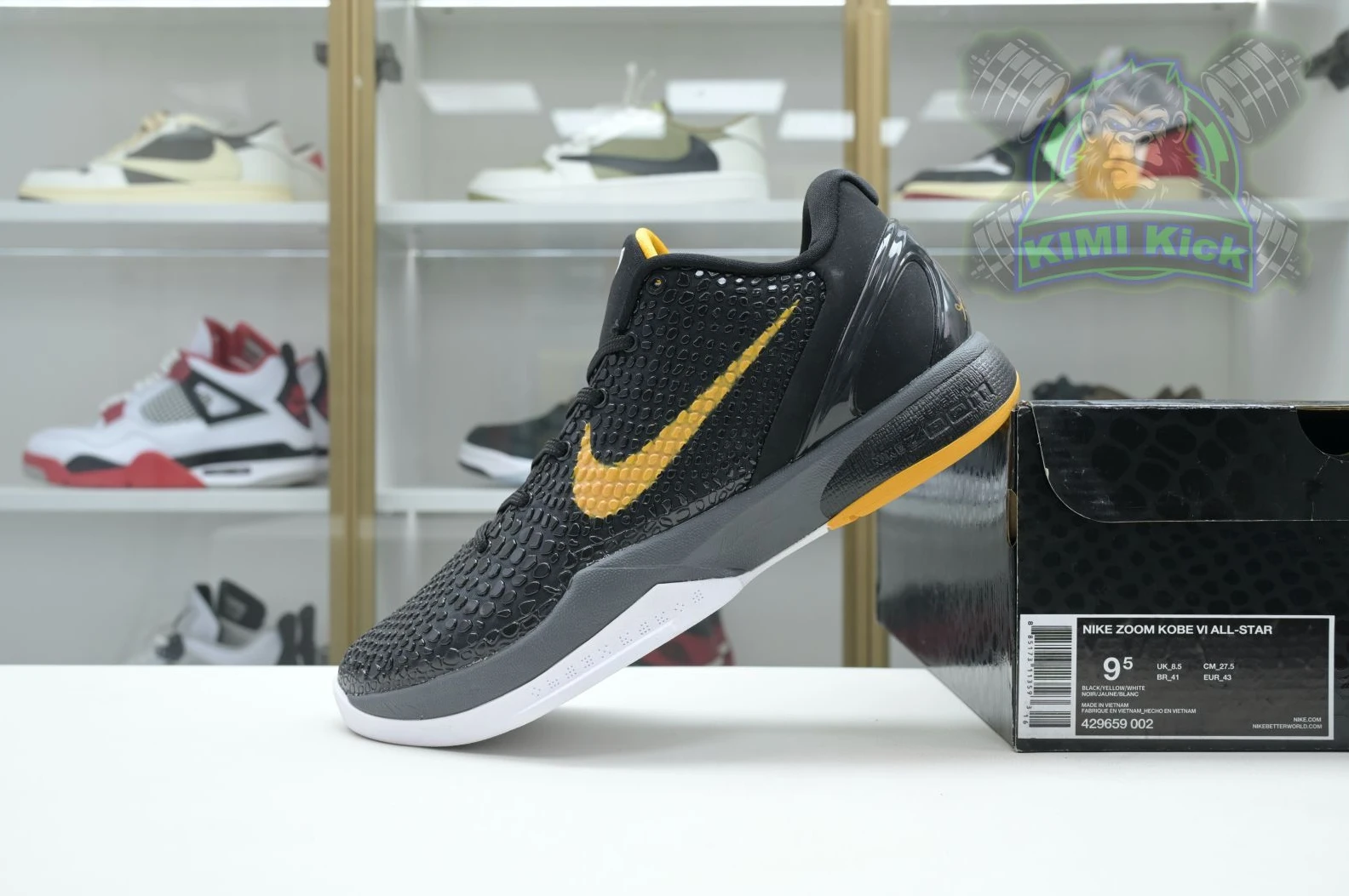 Kimikick Nike Zoom Kobe 6 Black Del Sol SmartChoice 3402