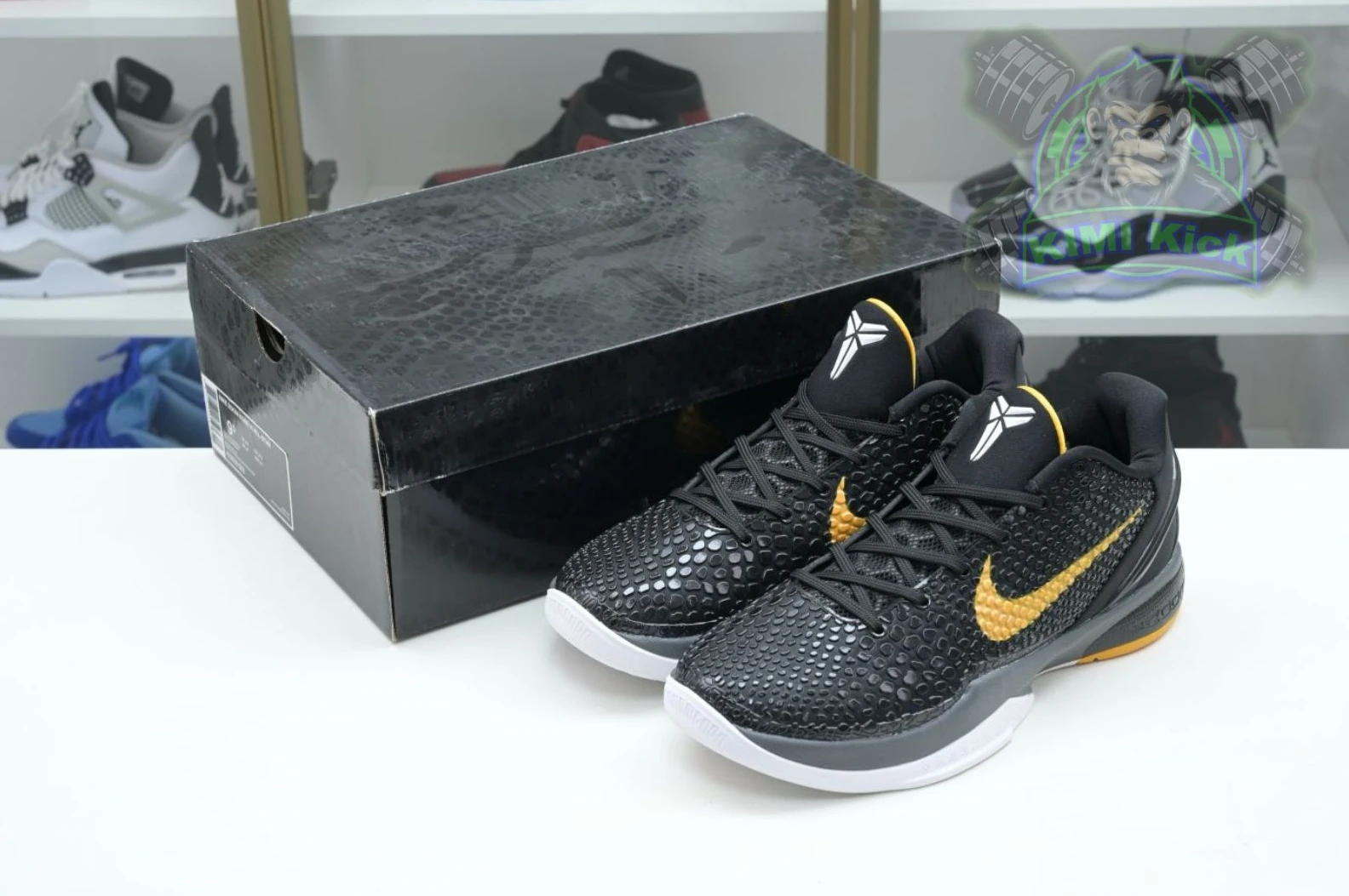 Kimikick Nike Zoom Kobe 6 Black Del Sol SmartChoice 3402