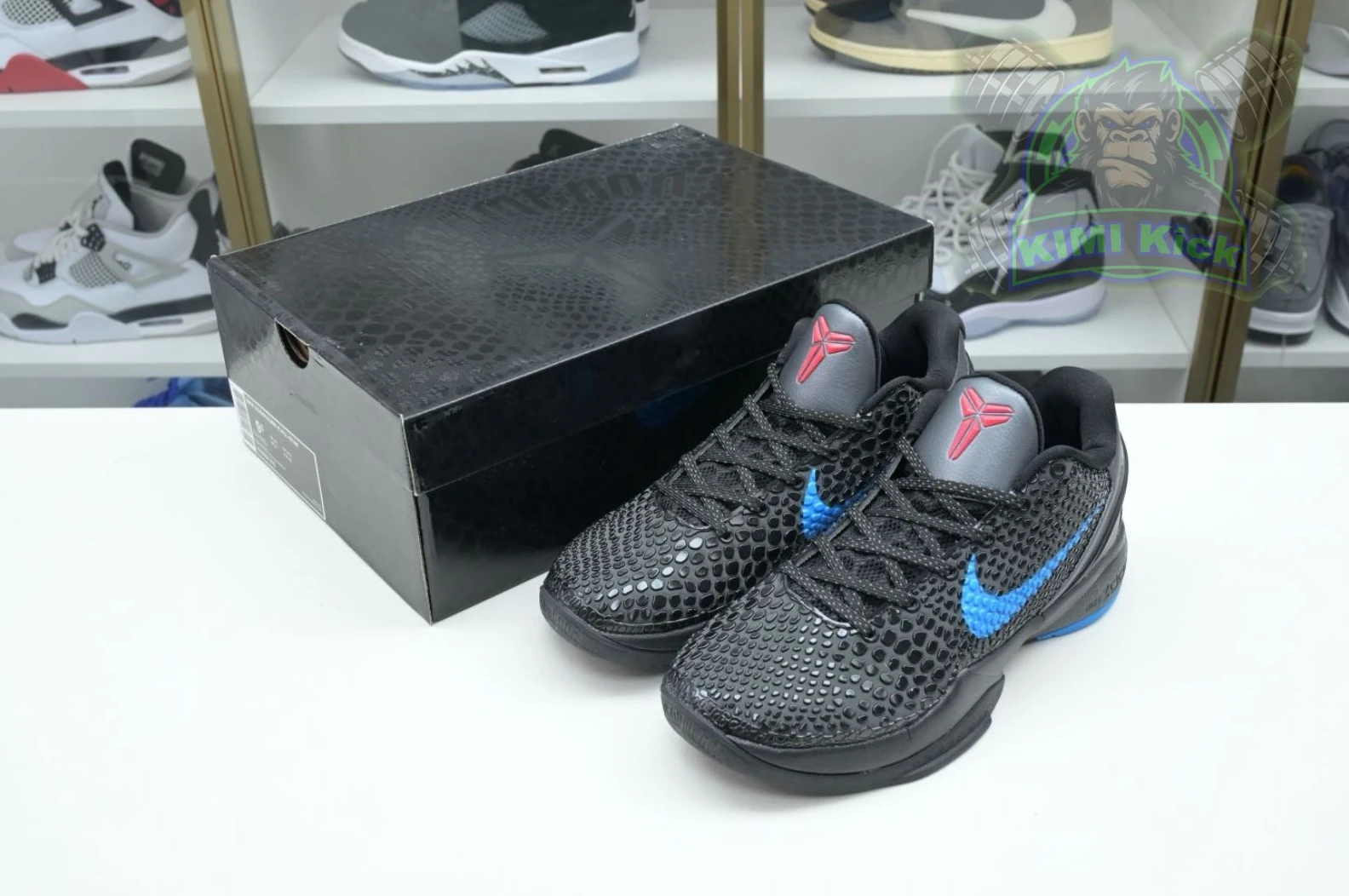 Kimikick Nike Zoom Kobe 6 Dark Knight Popular 3408