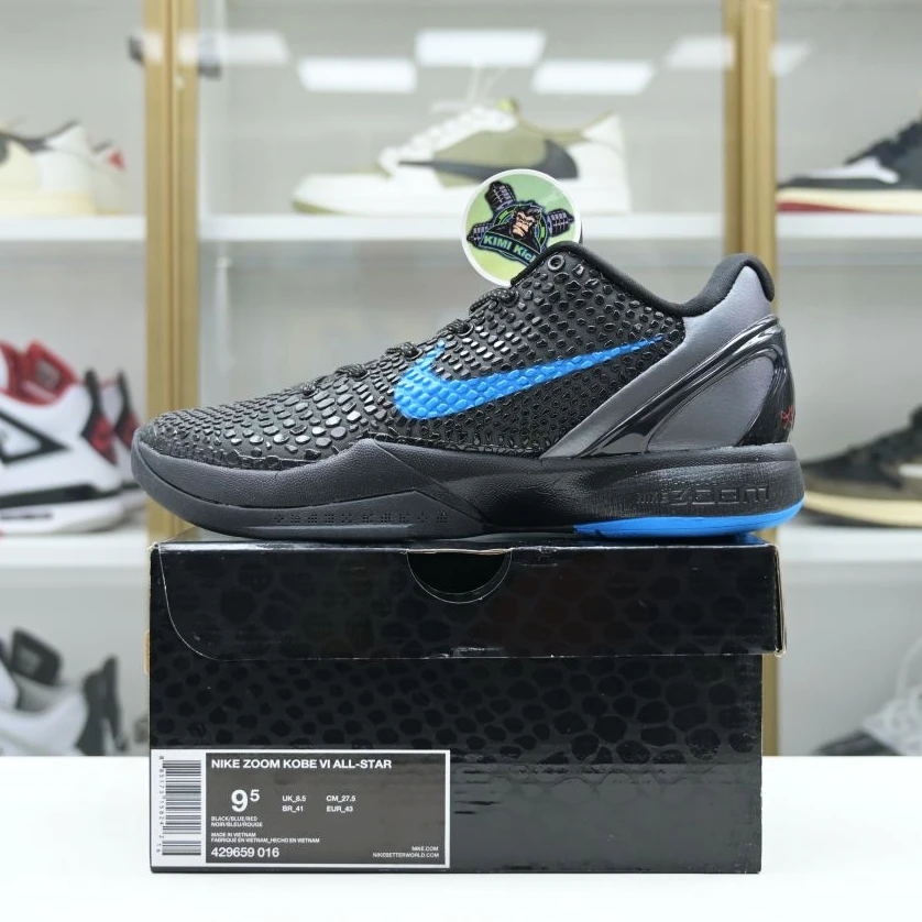 Kimikick Nike Zoom Kobe 6 Dark Knight Popular 3408