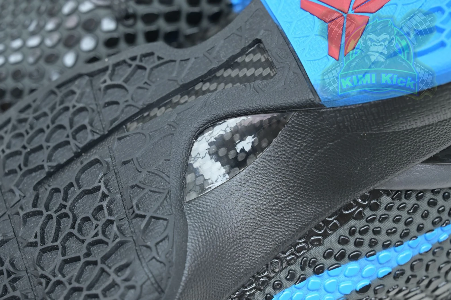 Kimikick Nike Zoom Kobe 6 Dark Knight Popular 3408