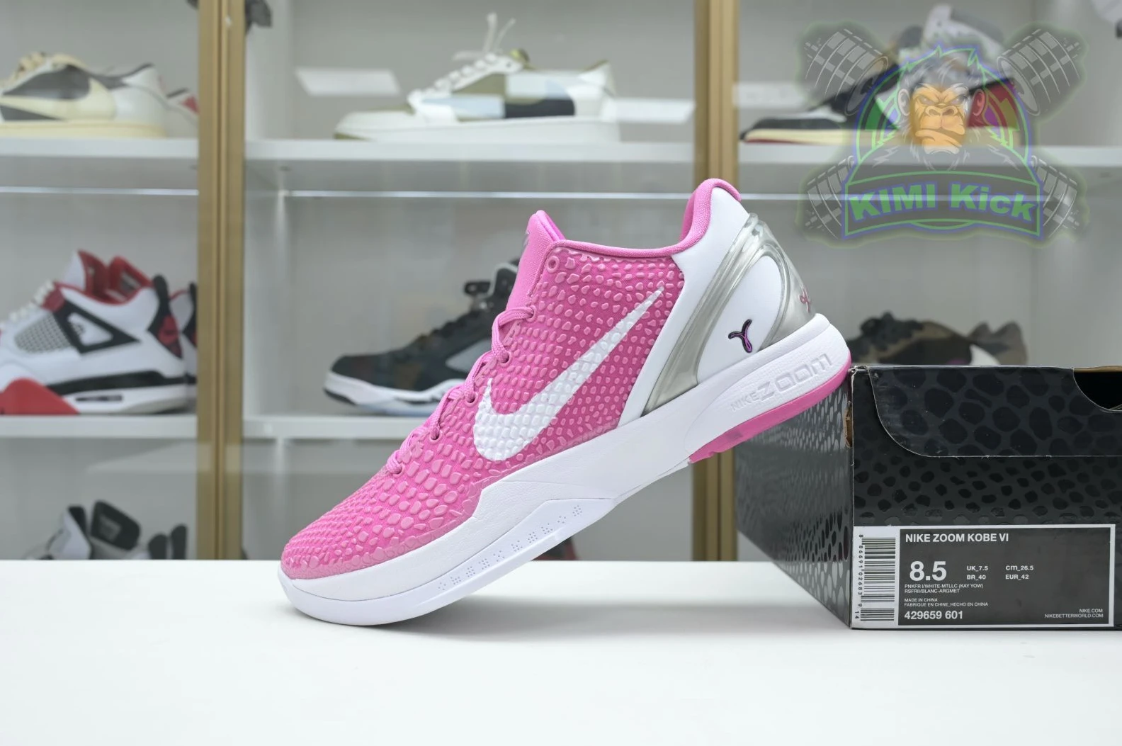 Kimikick Nike Zoom Kobe 6 Kay Yow Think Pink UrbanStyle 3404