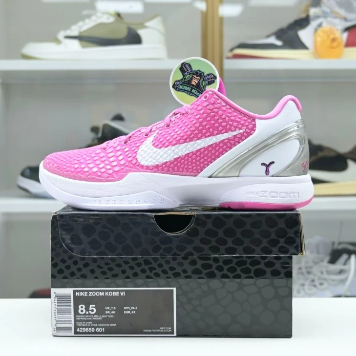Kimikick Nike Zoom Kobe 6 Kay Yow Think Pink UrbanStyle 3404