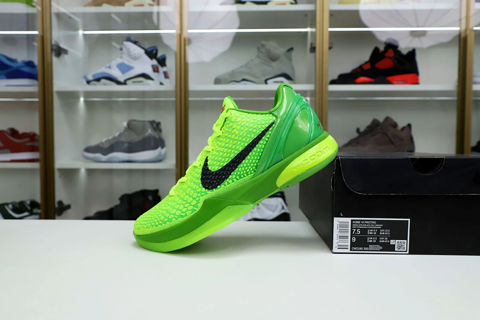 Kimikick Nike Zoom Kobe 6 Protro “Grinch” StreetReady 3509