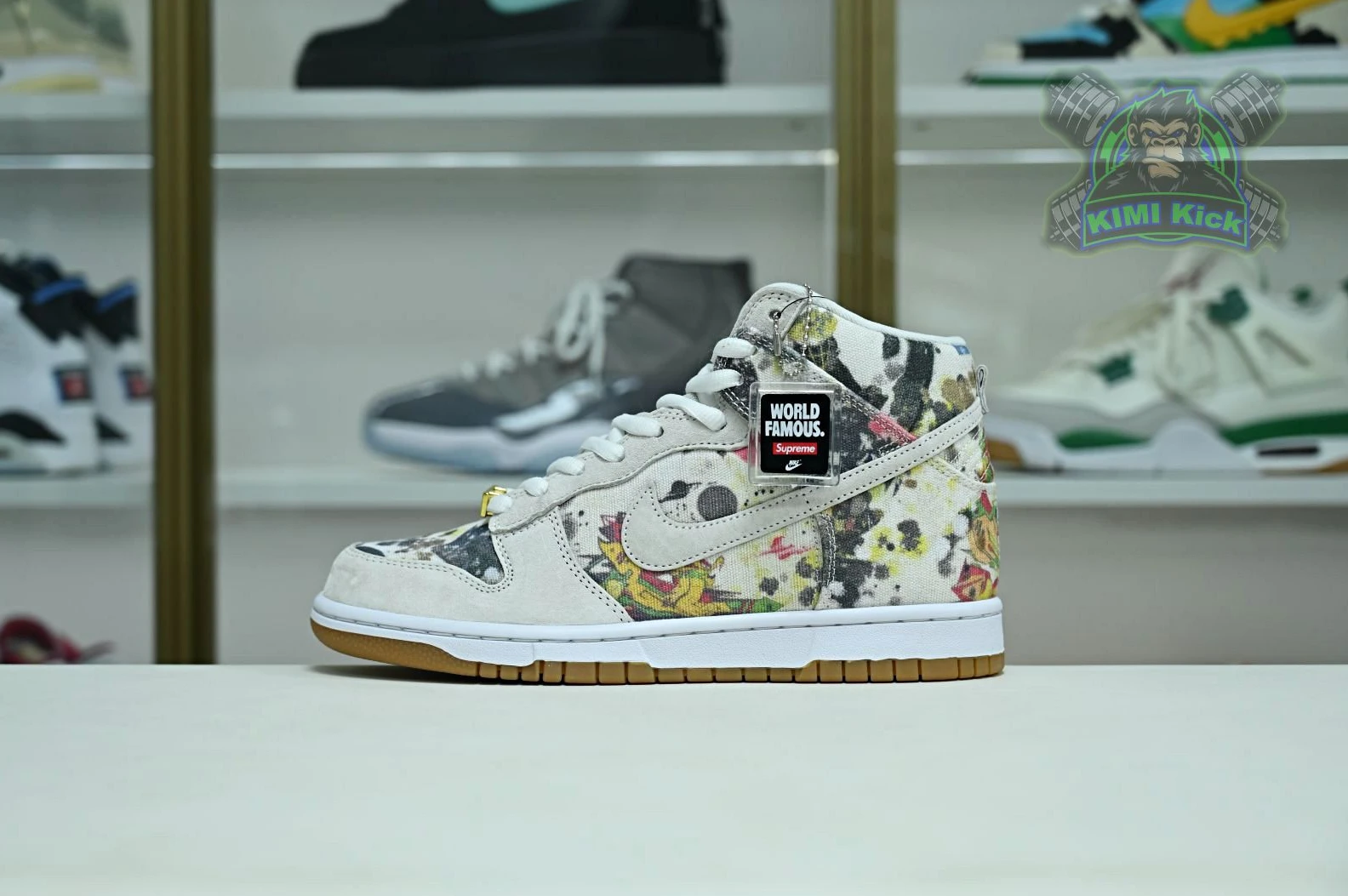 Kimikick Supreme x Nike Dunk SB High Comfortable 3452