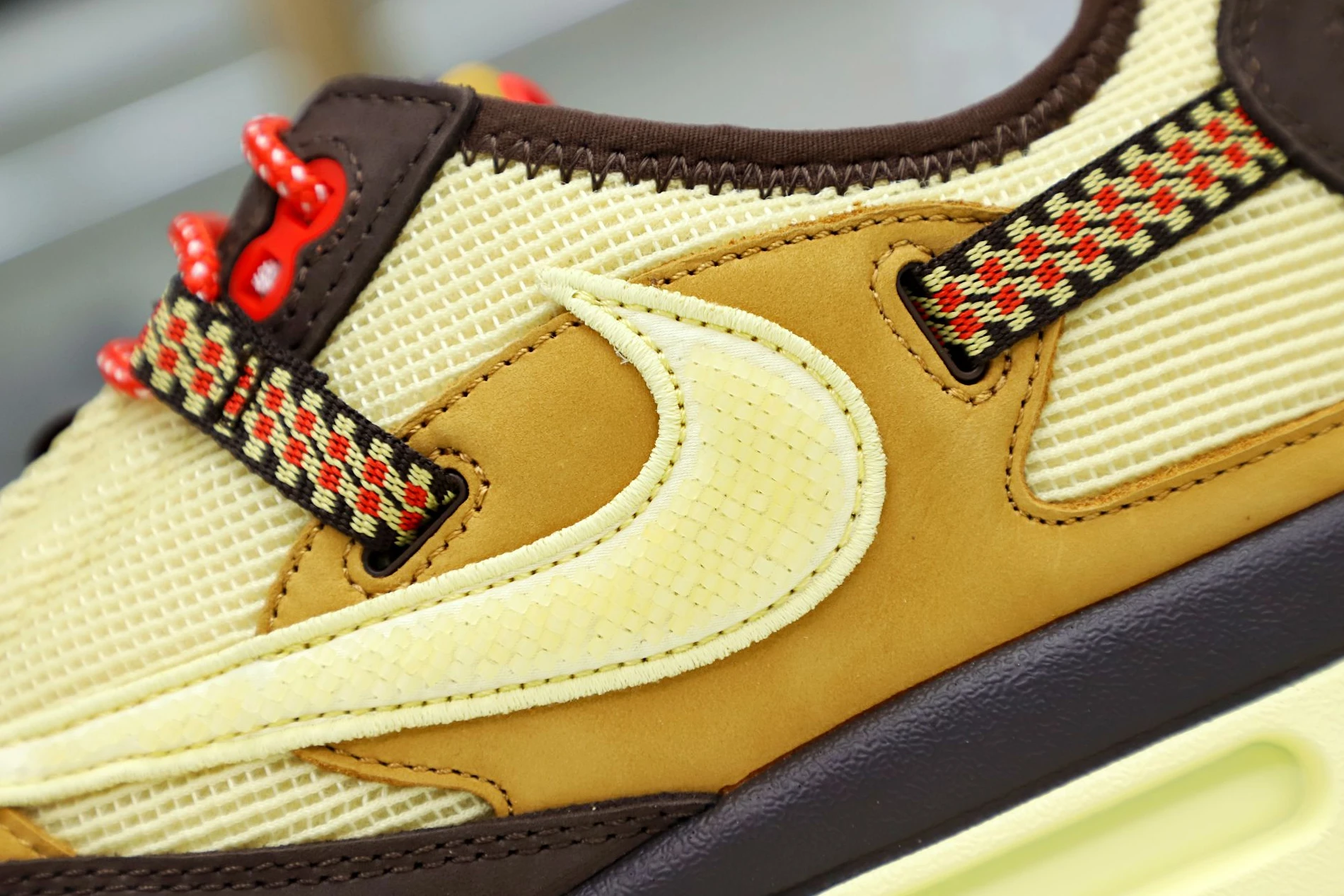 Kimikick TRAVIS SCOTT NIKE AIR MAX 1 READY HighQuality 3517