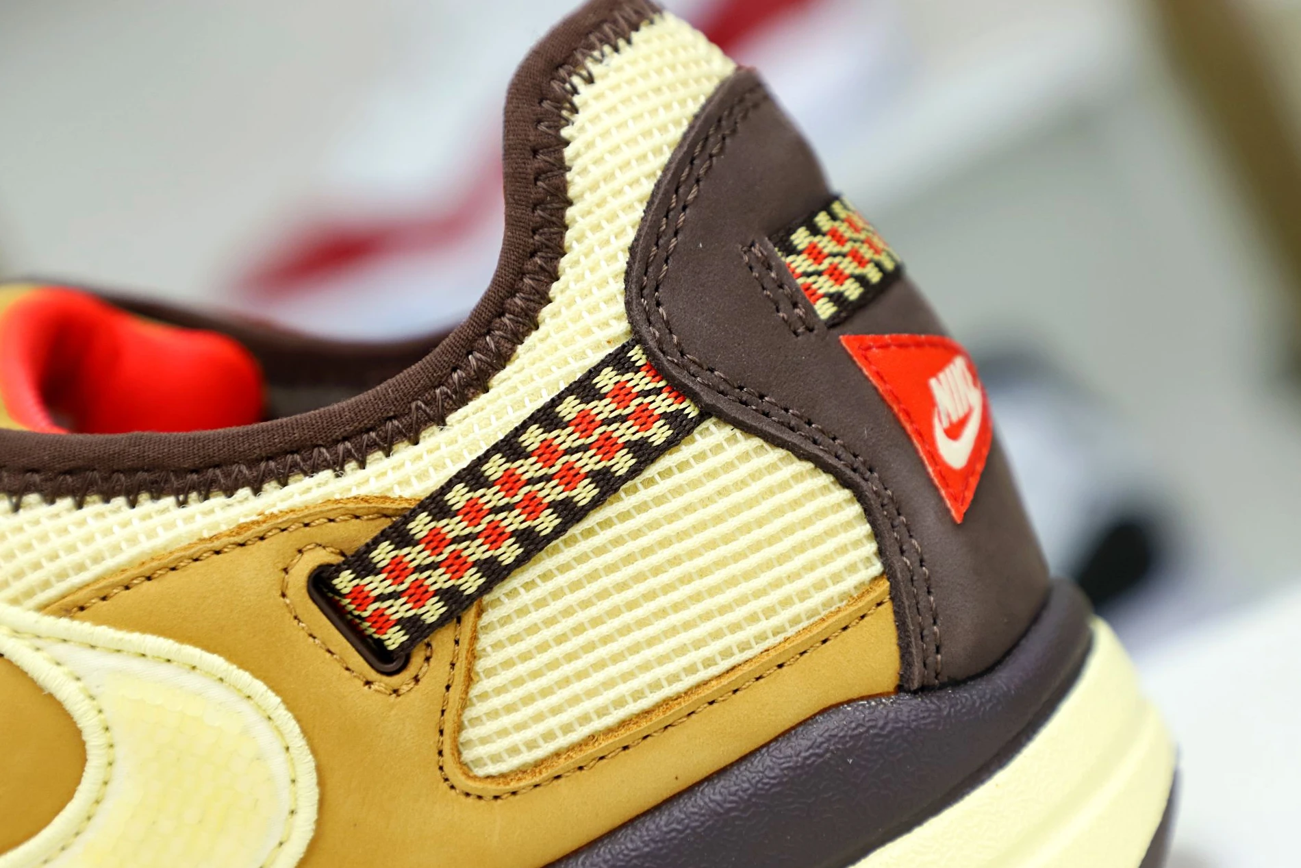 Kimikick TRAVIS SCOTT NIKE AIR MAX 1 READY HighQuality 3517