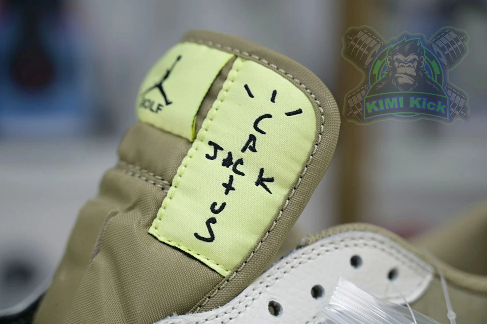 Kimikick Travis Scott x Air Jordan 1  Low Golf 6. HighQuality 1880