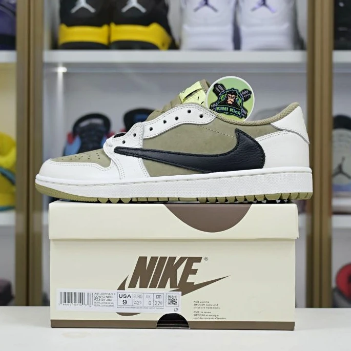 Kimikick Travis Scott x Air Jordan 1  Low Golf 6. HighQuality 1880