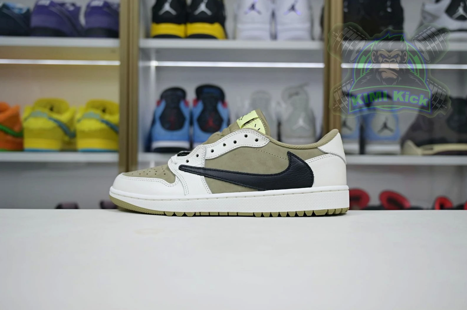 Kimikick Travis Scott x Air Jordan 1  Low Golf 6. HighQuality 1880