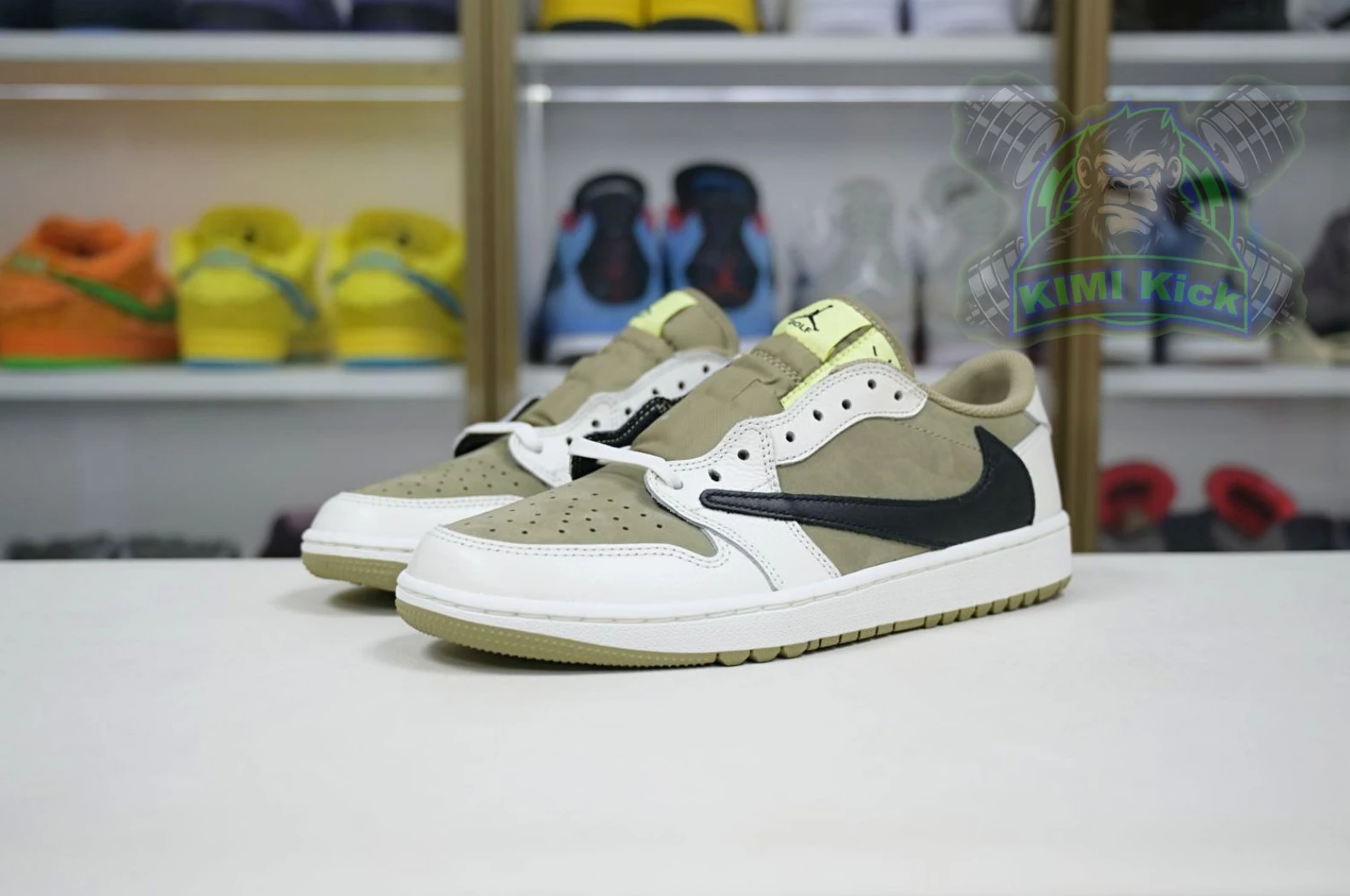 Kimikick Travis Scott x Air Jordan 1  Low Golf 6. HighQuality 1880