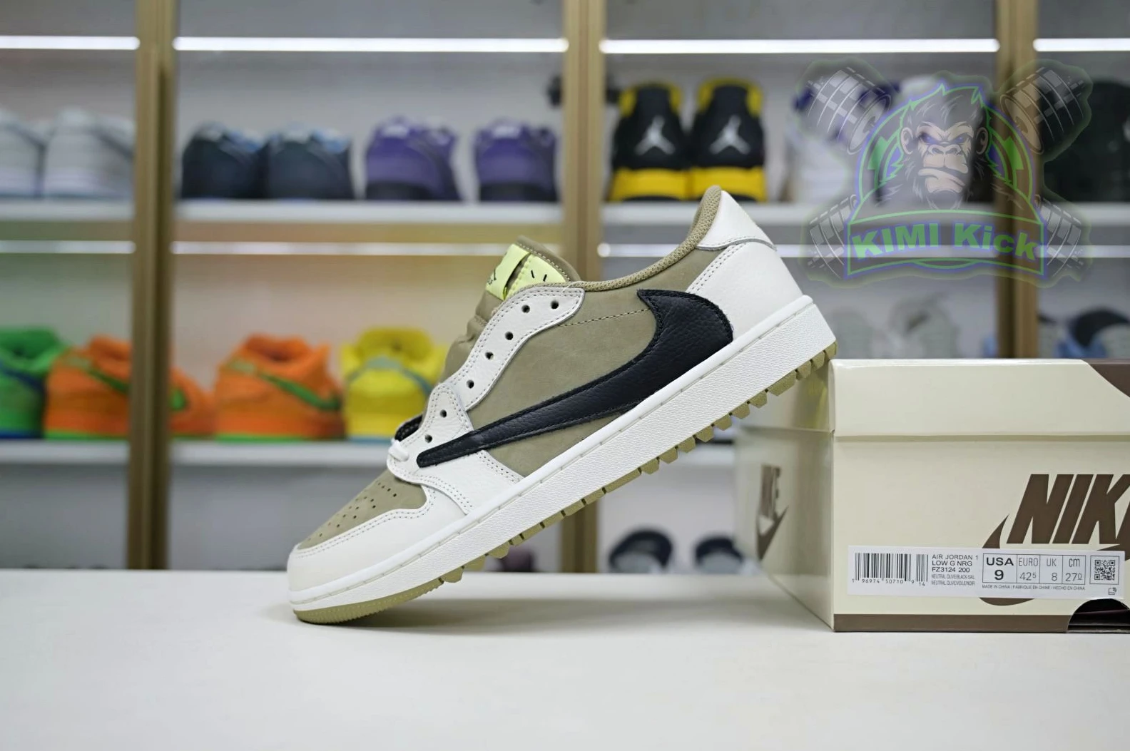 Kimikick Travis Scott x Air Jordan 1  Low Golf 6. HighQuality 1880