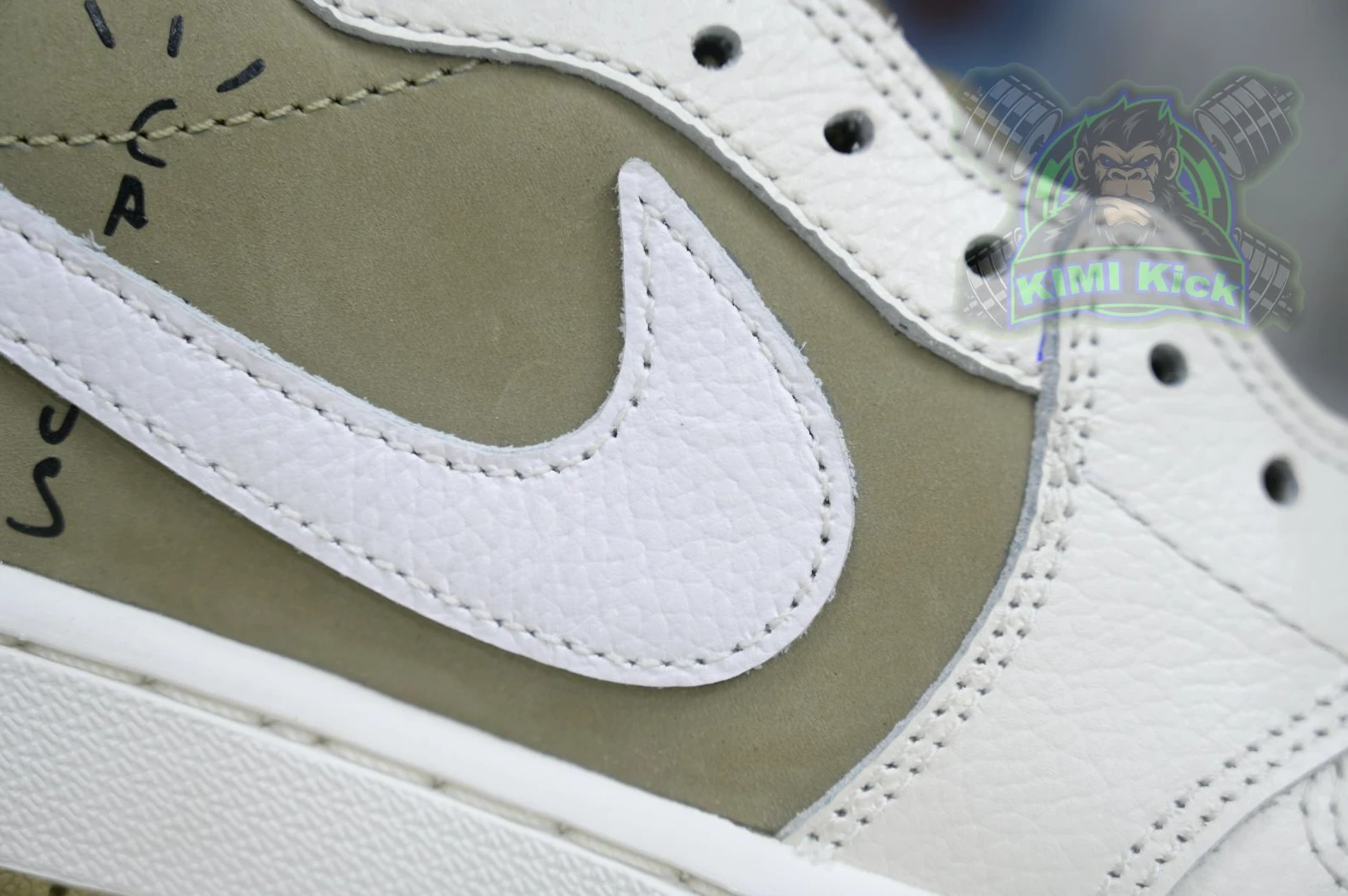 Kimikick Travis Scott x Air Jordan 1  Low Golf 6. HighQuality 1880