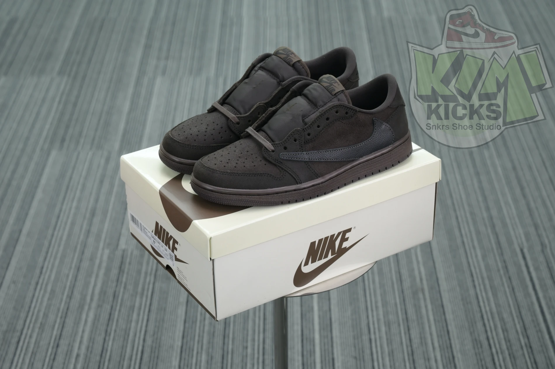 Kimikick Travis Scott x Jordan Air Jordan 1 Low OG“Velvet Brown” NewStyle 1855