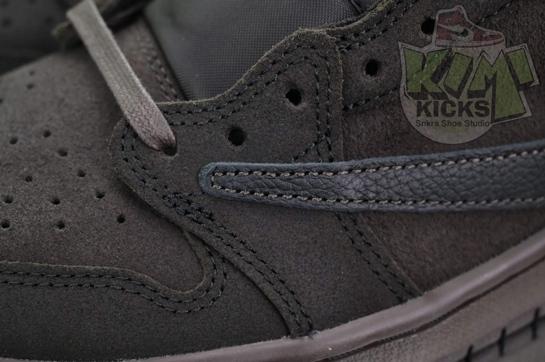 Kimikick Travis Scott x Jordan Air Jordan 1 Low OG“Velvet Brown” NewStyle 1855