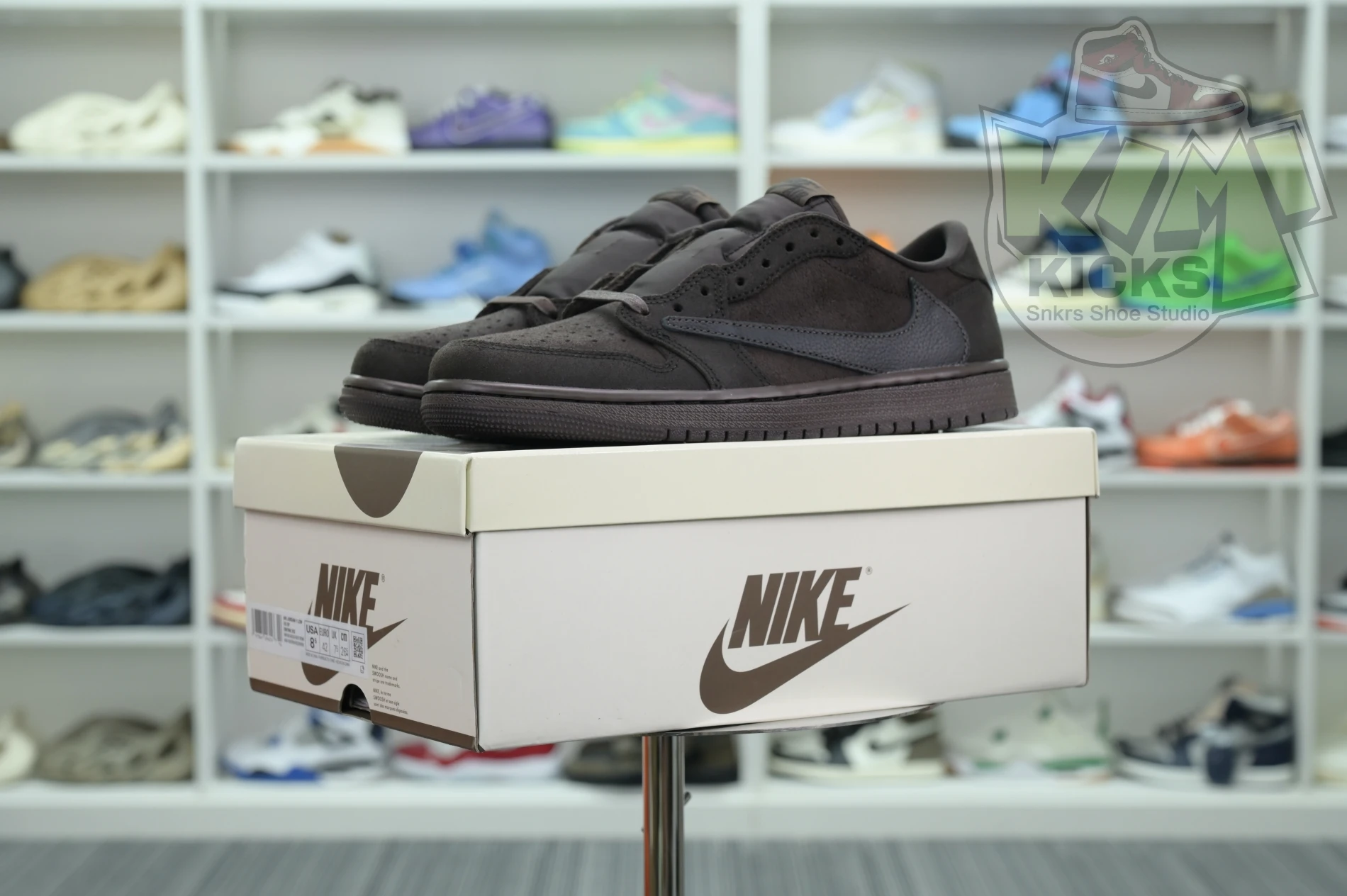 Kimikick Travis Scott x Jordan Air Jordan 1 Low OG“Velvet Brown” NewStyle 1855